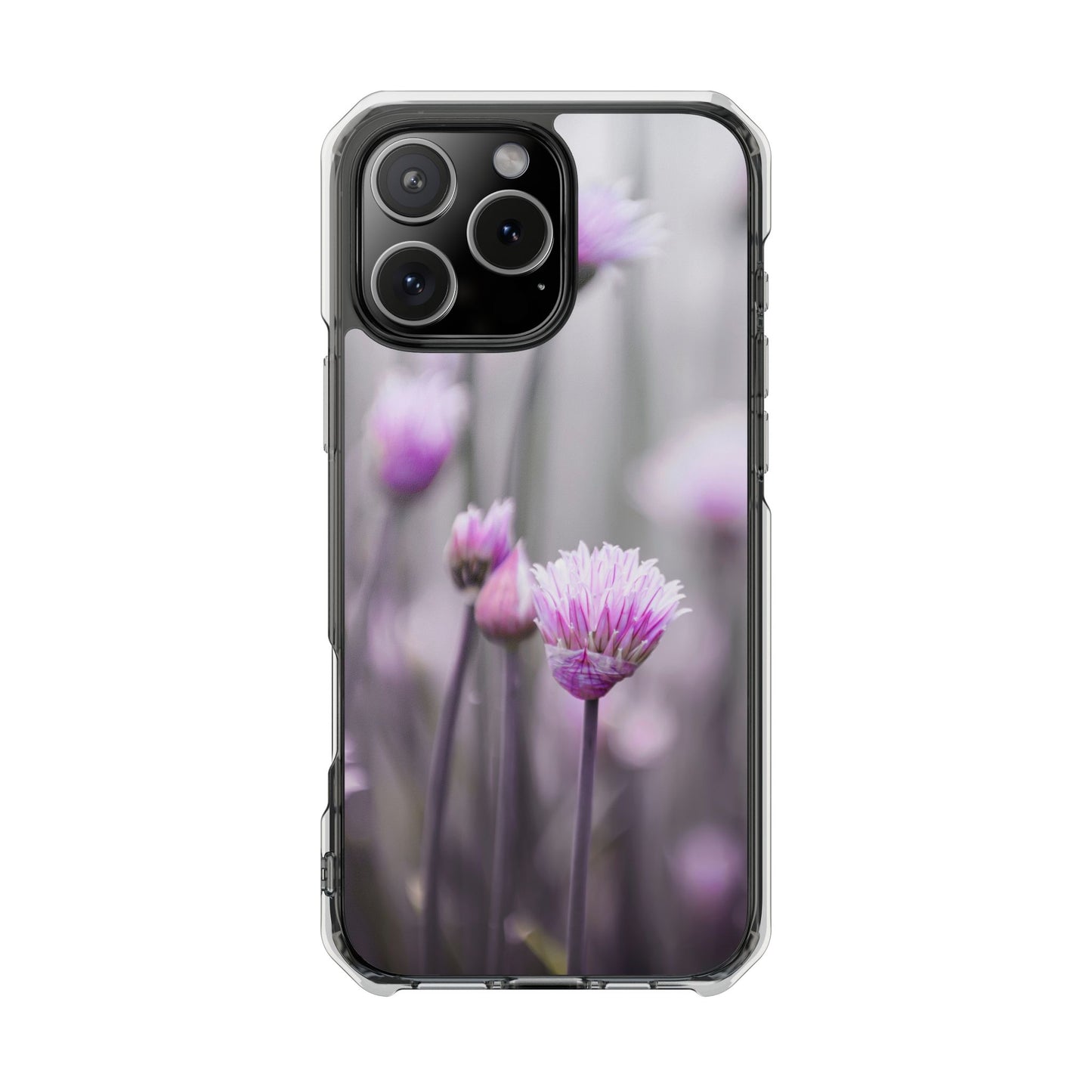 Magnetic Clear Impact Case - Protective Phone Case with Nature Design