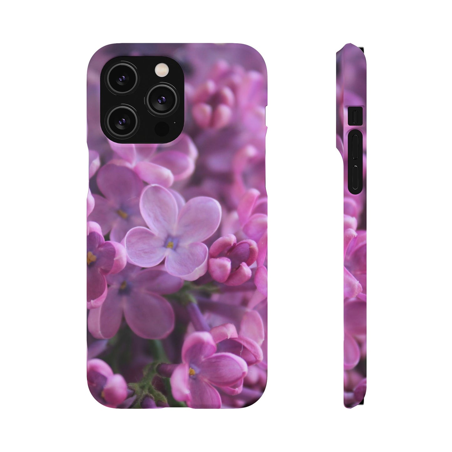 Snap Cases – Vibrant Purple Blossom Design for a Personalized Touch