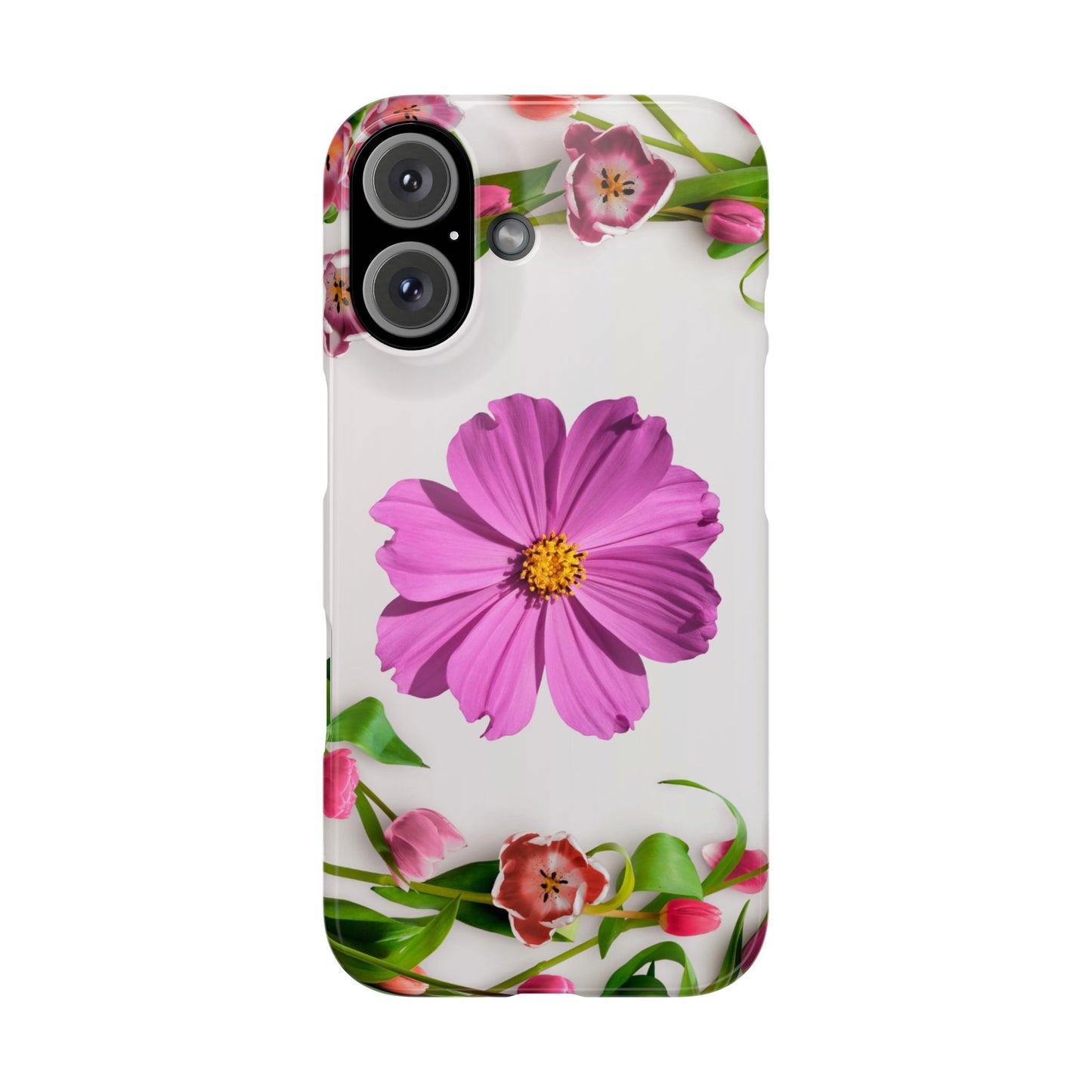 Snap Case- Elegant Flower Design