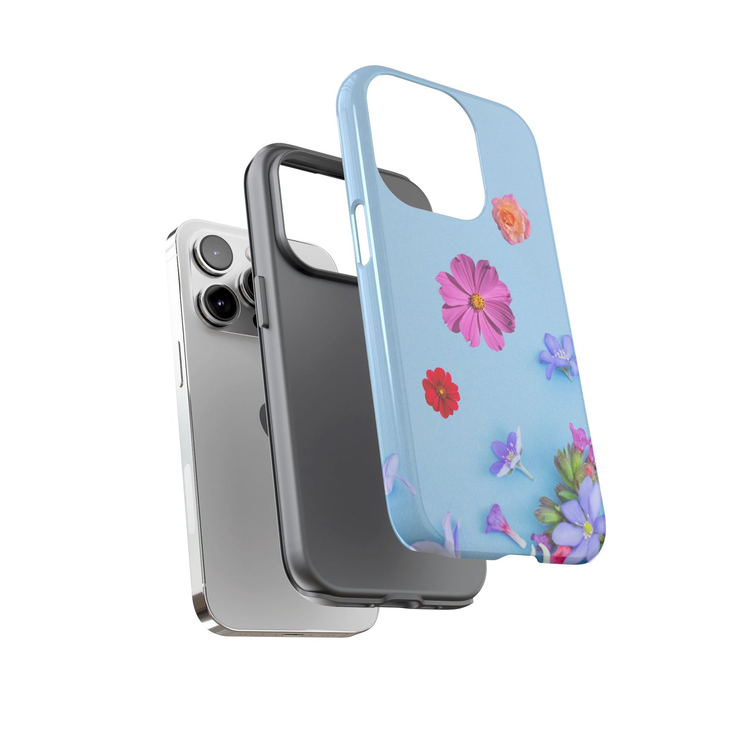 Tough Phone Case - Colorful Flower Design for Spring & Summer