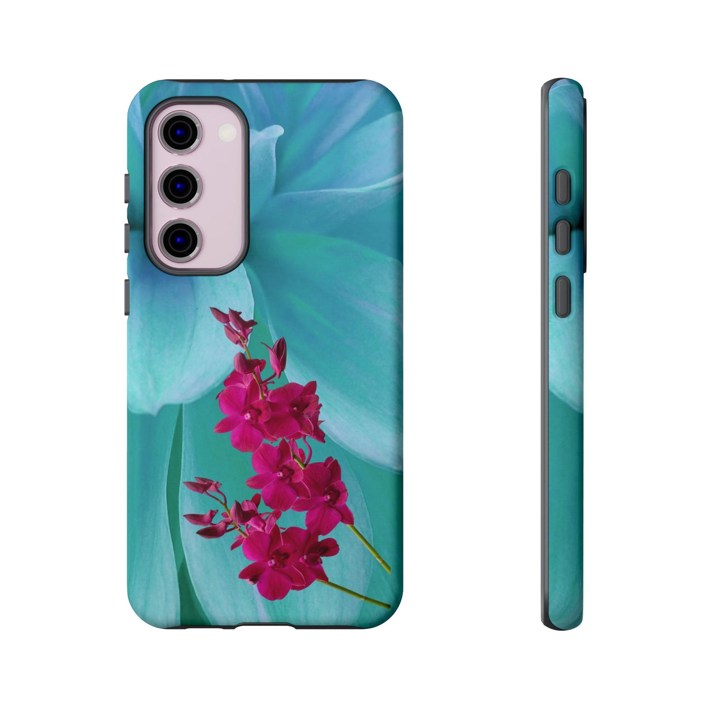 Tough Phone Case - Elegant Orchid Design