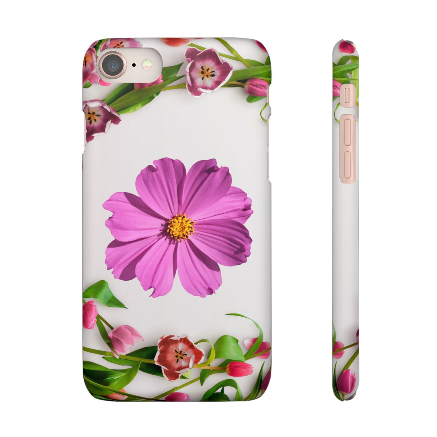 Snap Case- Elegant Flower Design