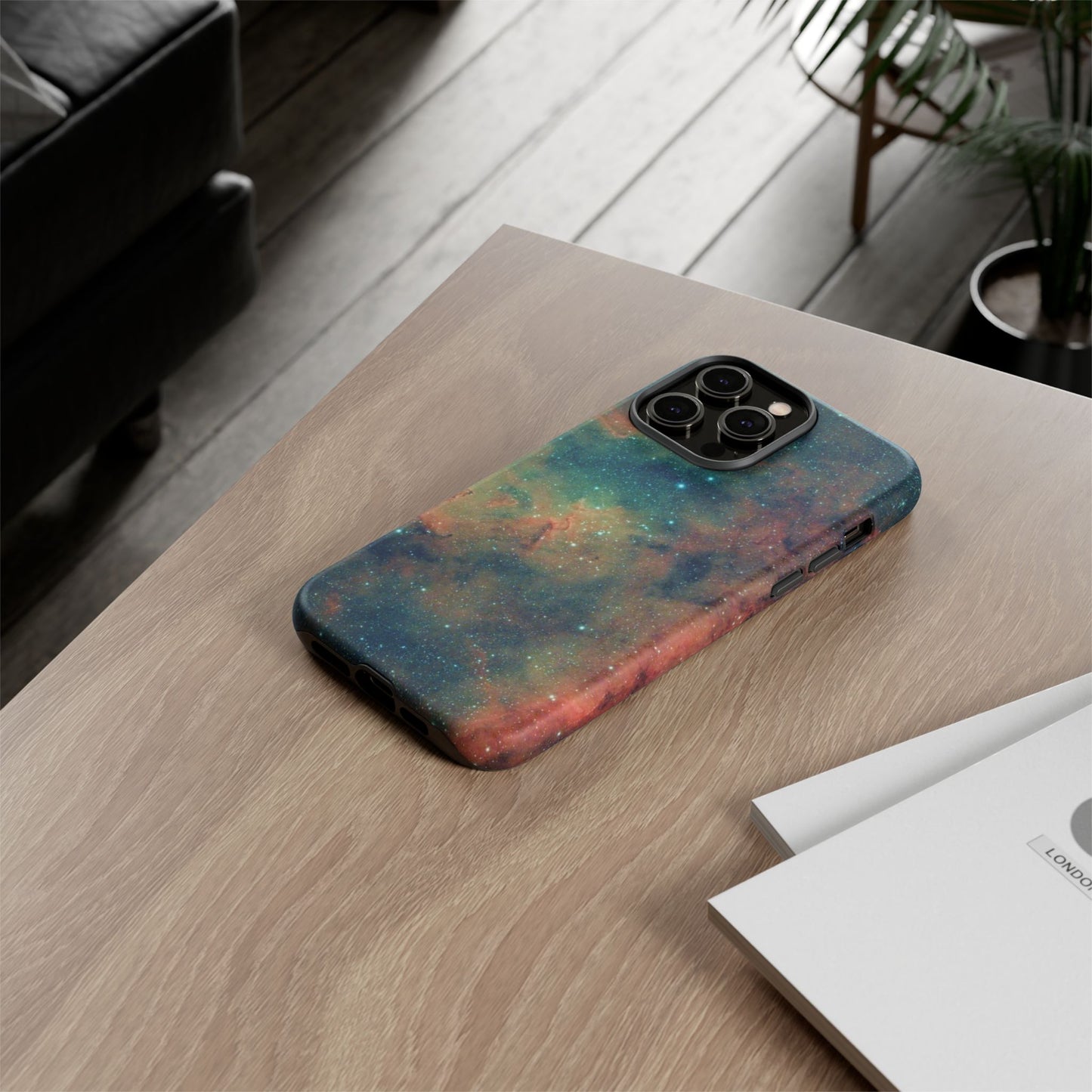 Tough Phone Case - Cosmic Nebula Design