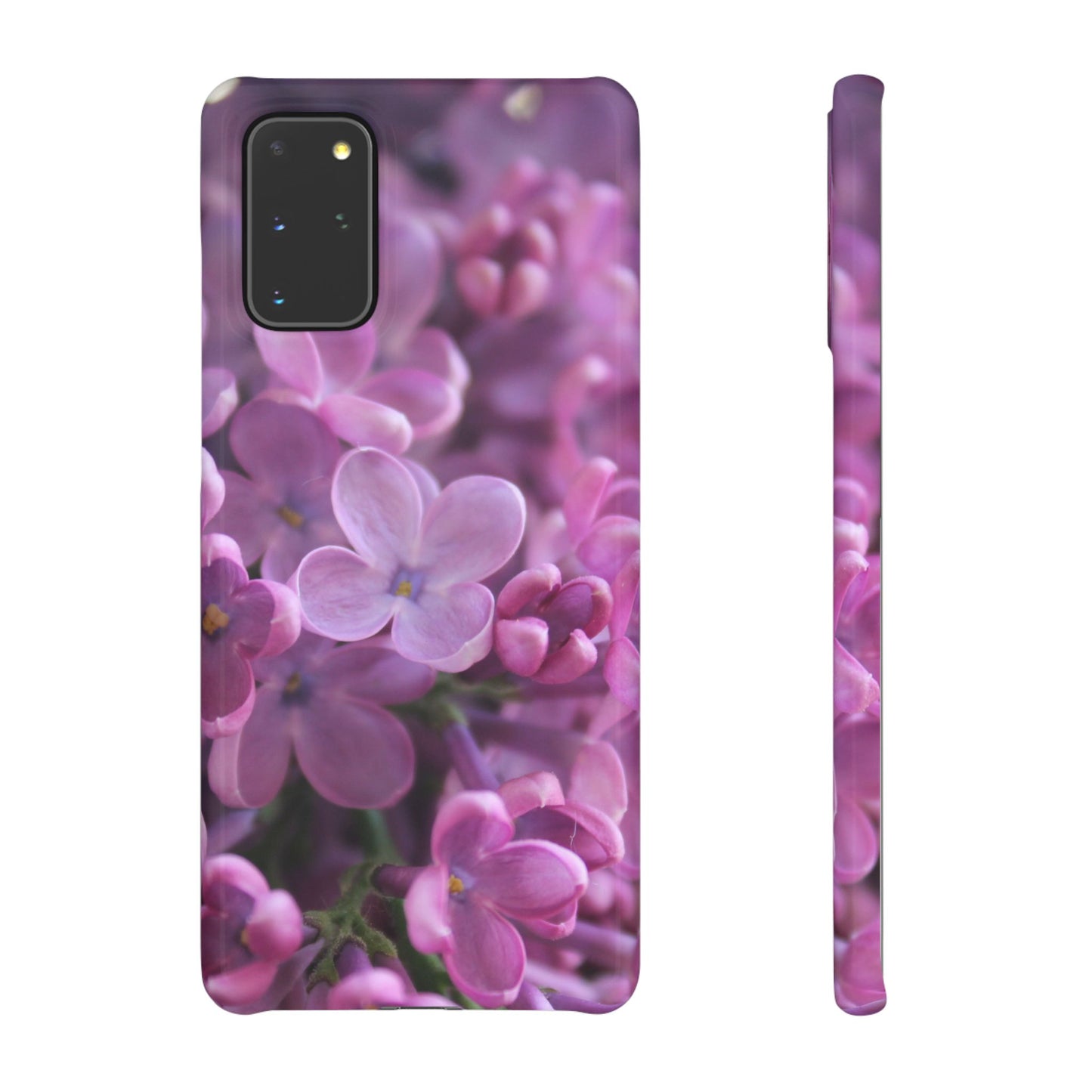 Snap Cases – Vibrant Purple Blossom Design for a Personalized Touch