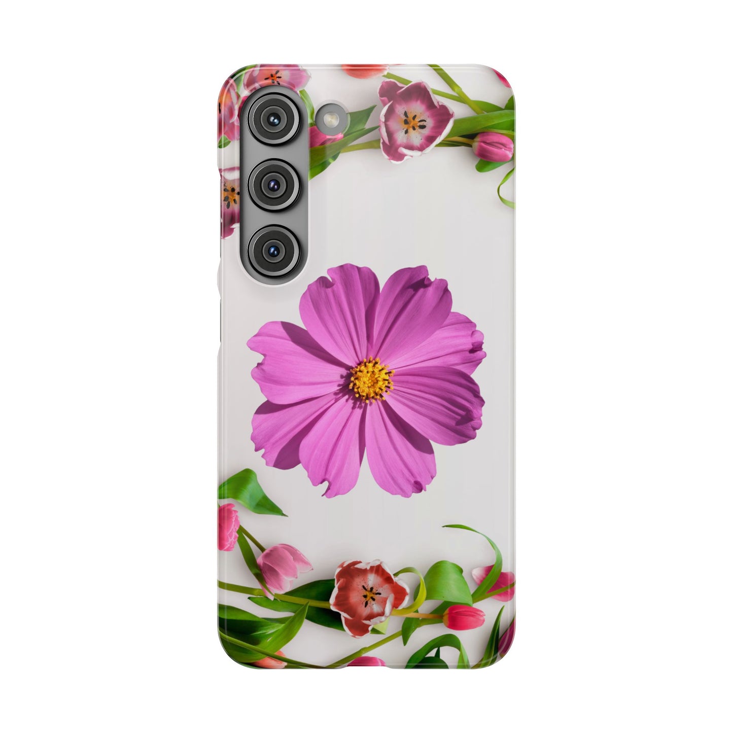 Snap Case- Elegant Flower Design