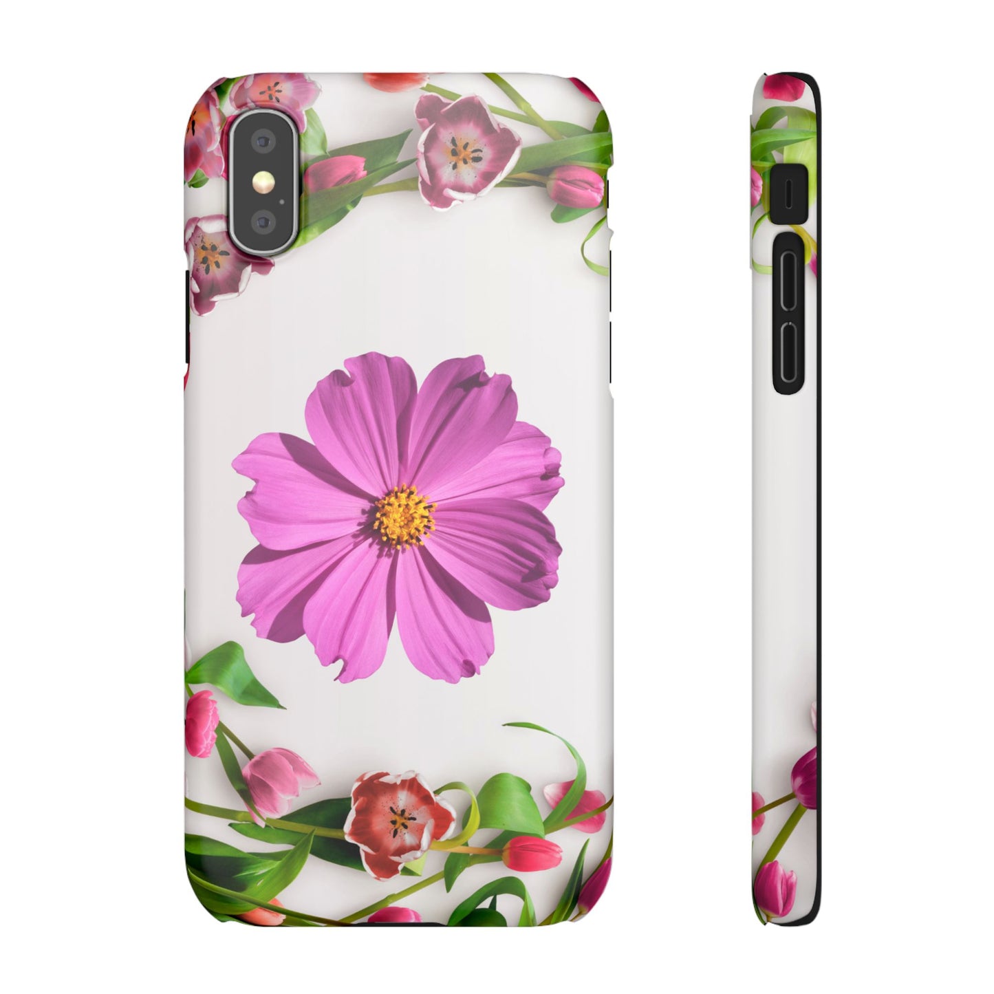 Snap Case- Elegant Flower Design