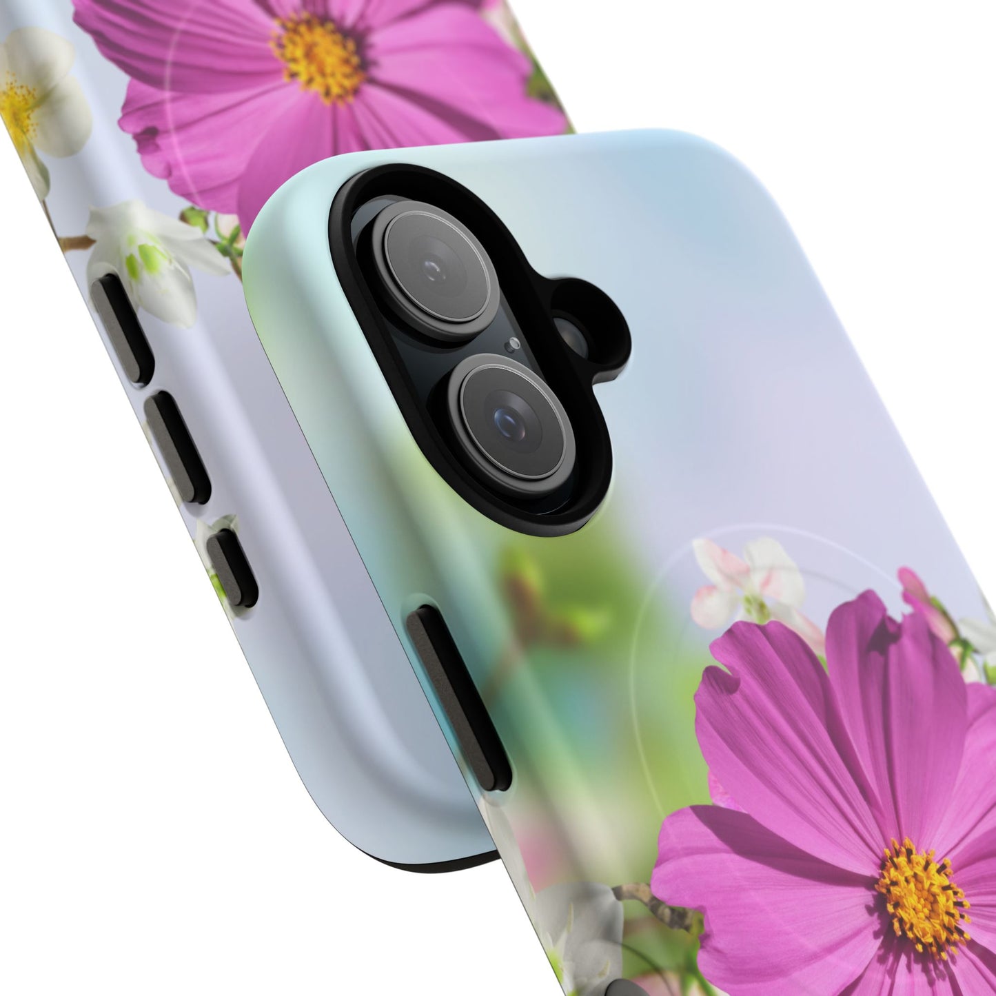 Tough Magnetic Phone Case - Vibrant Flower Design for Nature Lovers