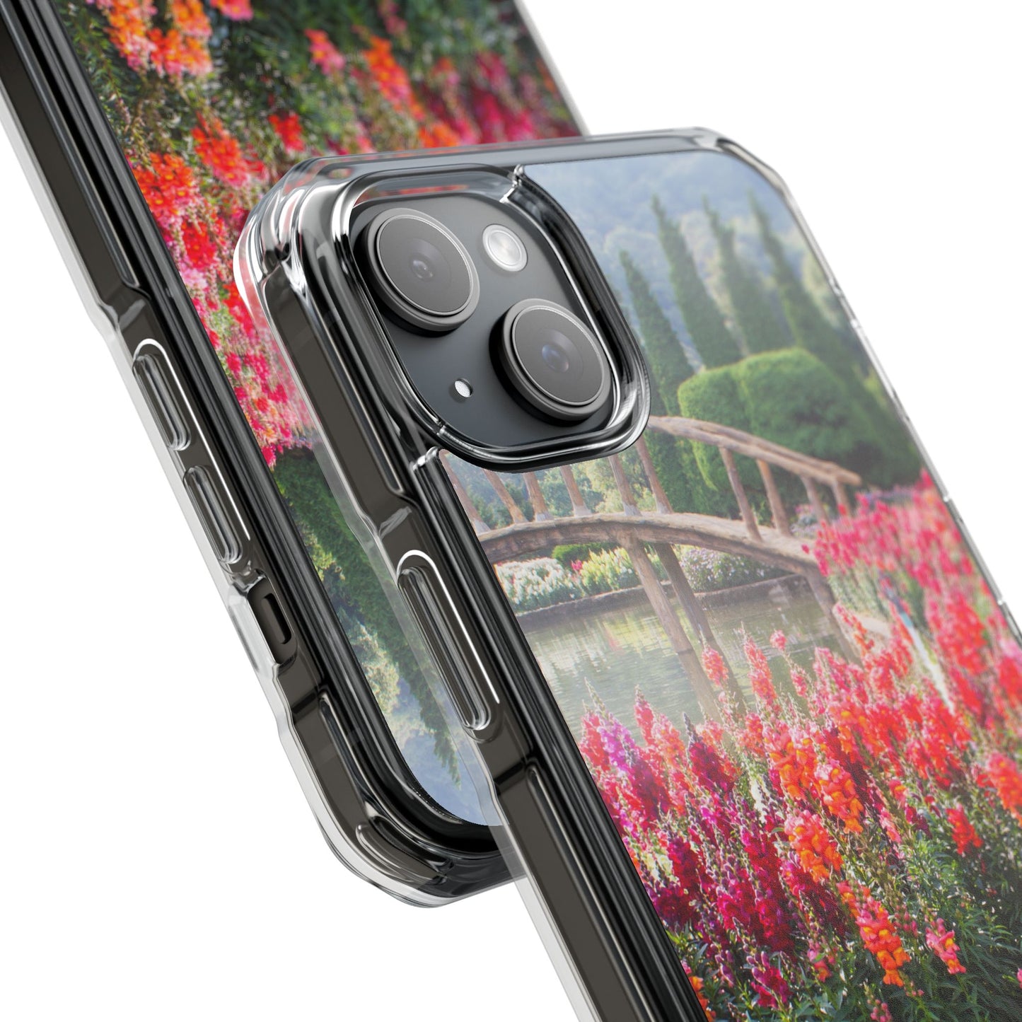 Magnetic Clear Impact Case - Nature-Inspired Phone Protection