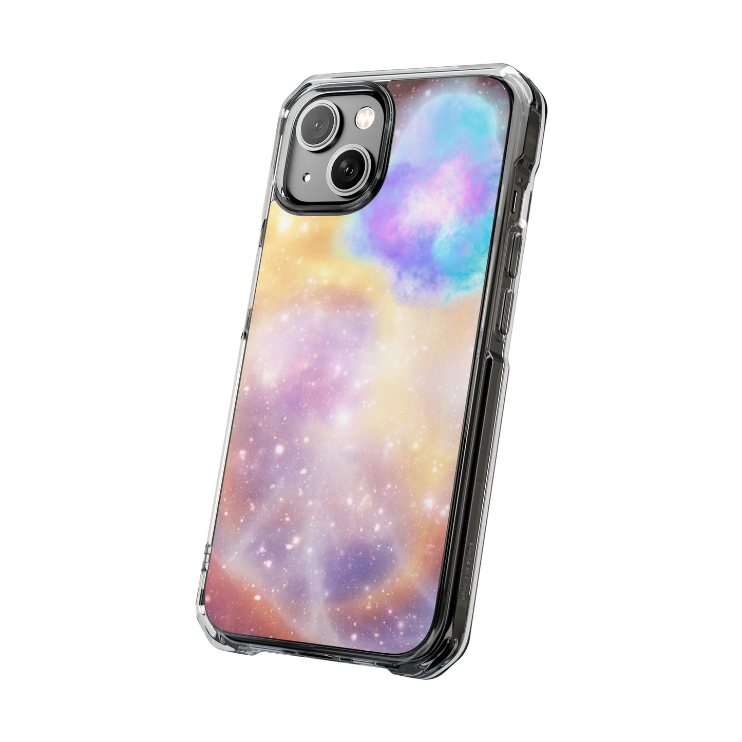 Magnetic Clear Phone Case - Cosmic Colors