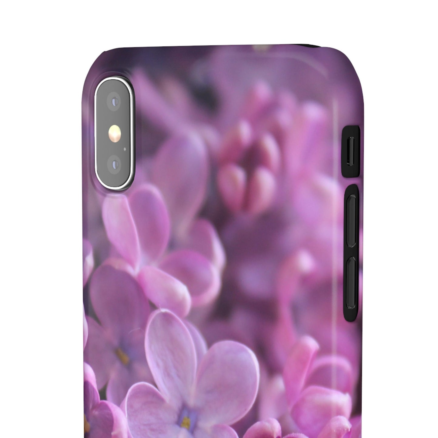 Snap Cases – Vibrant Purple Blossom Design for a Personalized Touch