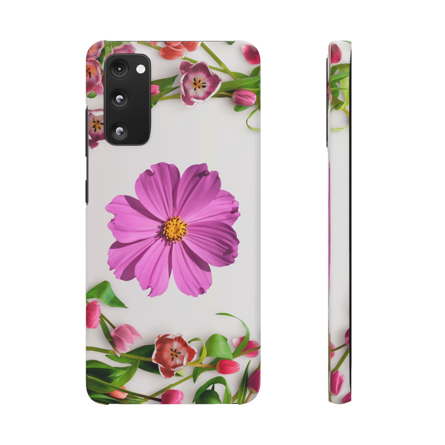 Snap Case- Elegant Flower Design