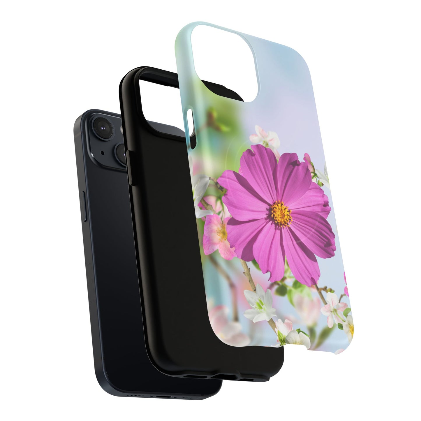 Tough Magnetic Phone Case - Vibrant Flower Design for Nature Lovers