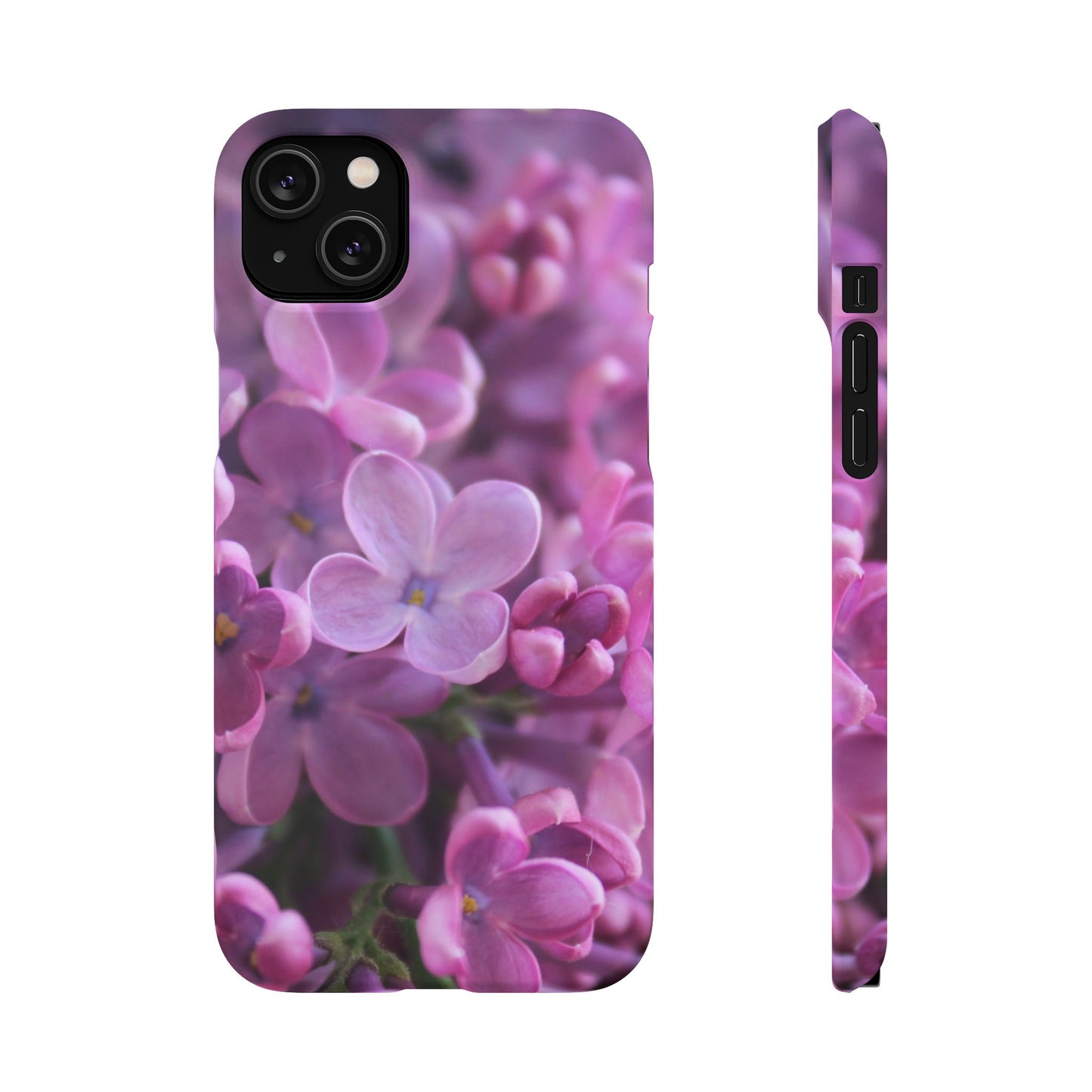 Snap Cases – Vibrant Purple Blossom Design for a Personalized Touch