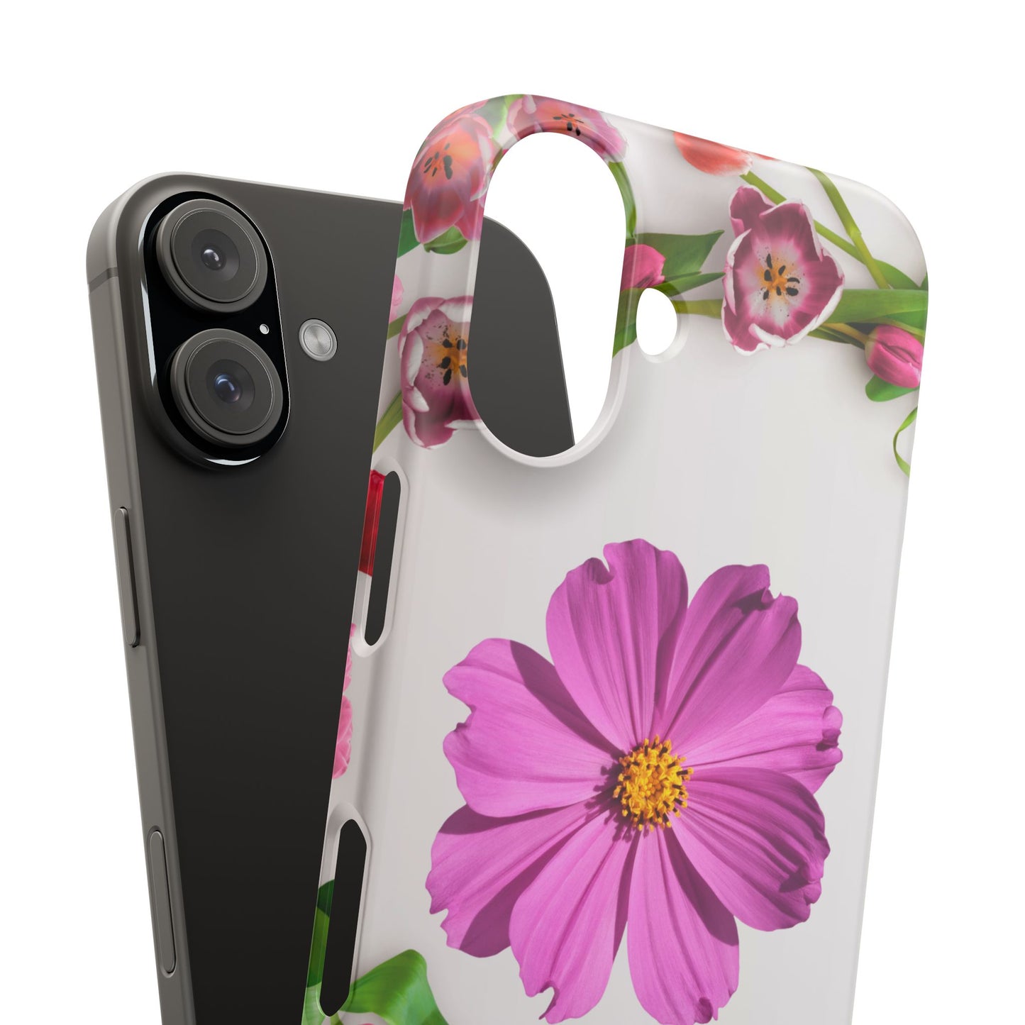 Snap Case- Elegant Flower Design