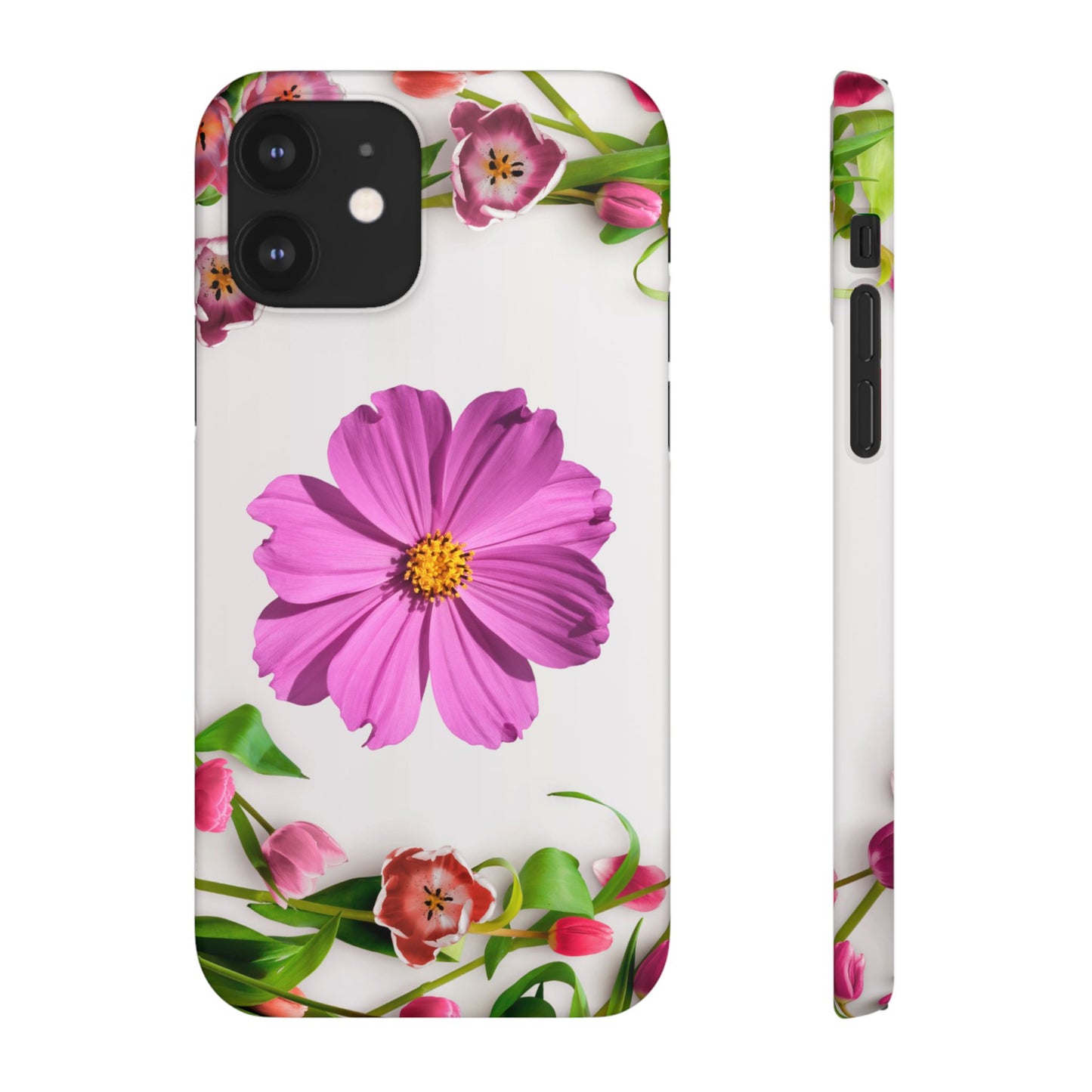 Snap Case- Elegant Flower Design