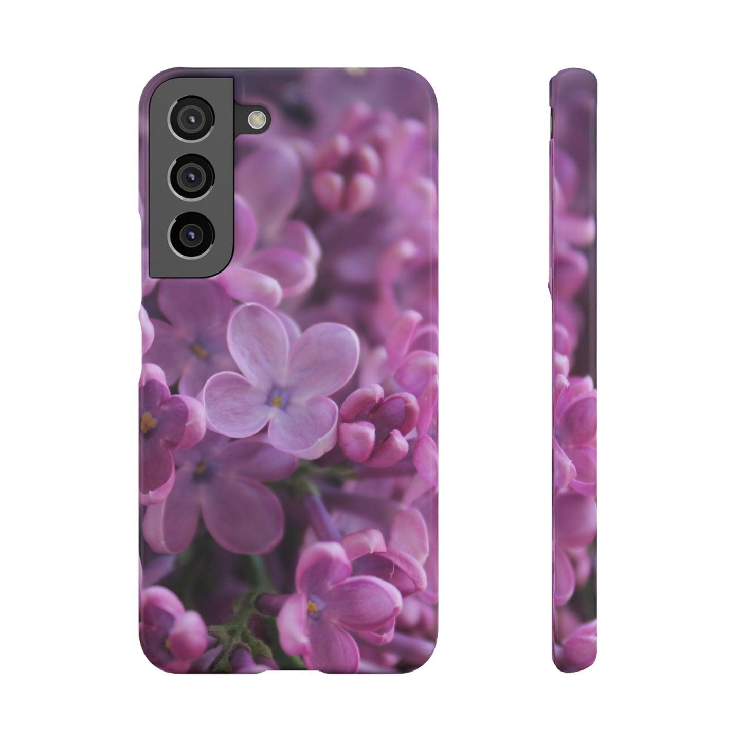 Snap Cases – Vibrant Purple Blossom Design for a Personalized Touch