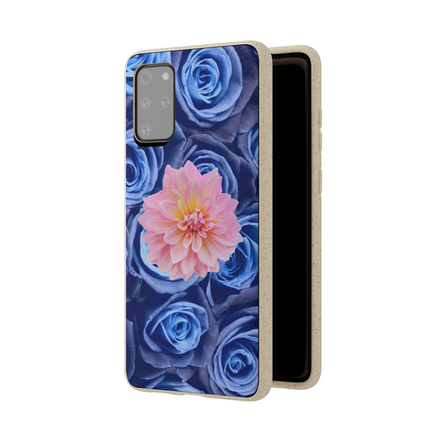 Biodegradable Cases- Blue Roses Design