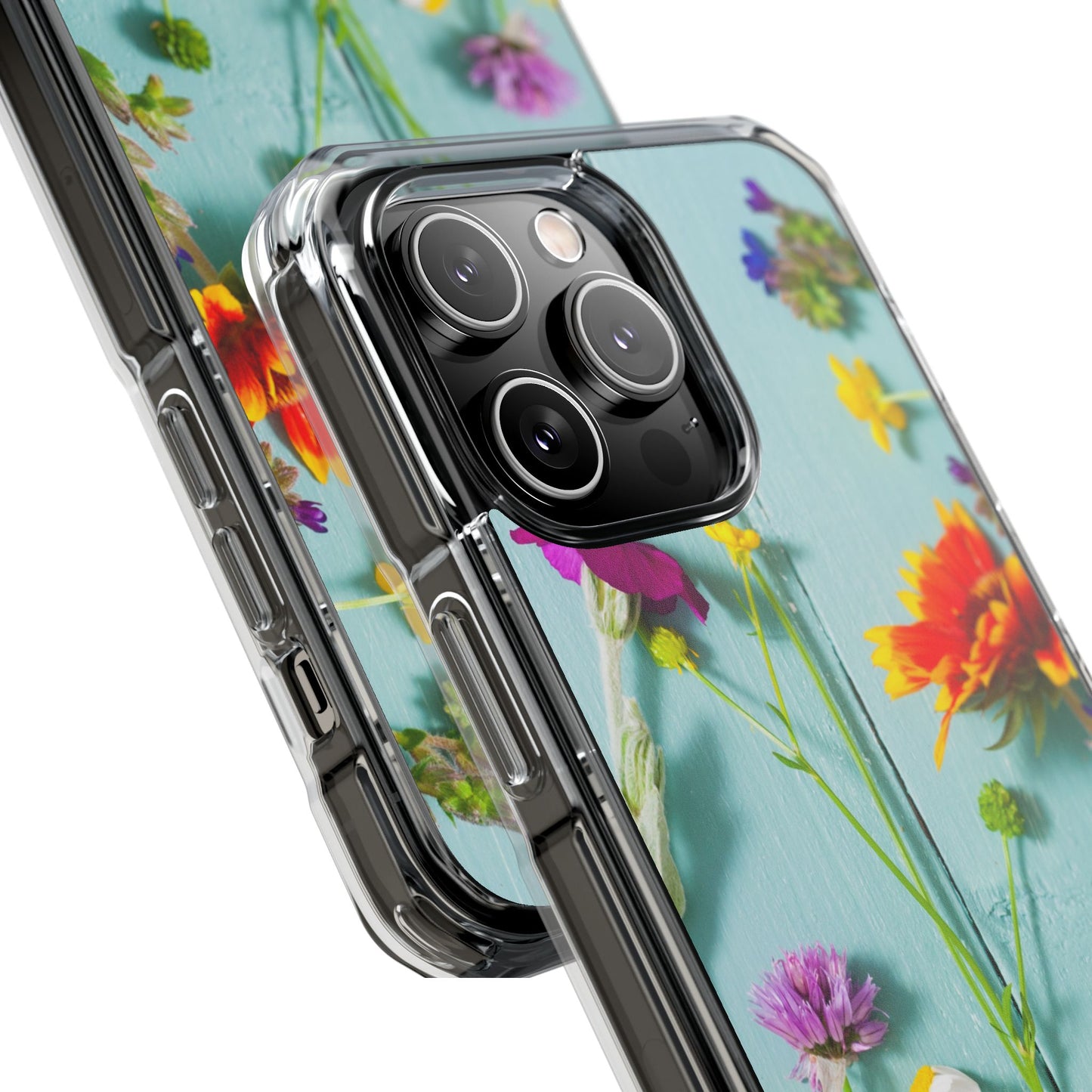 Magnetic Clear Impact Cases- Blossom Field