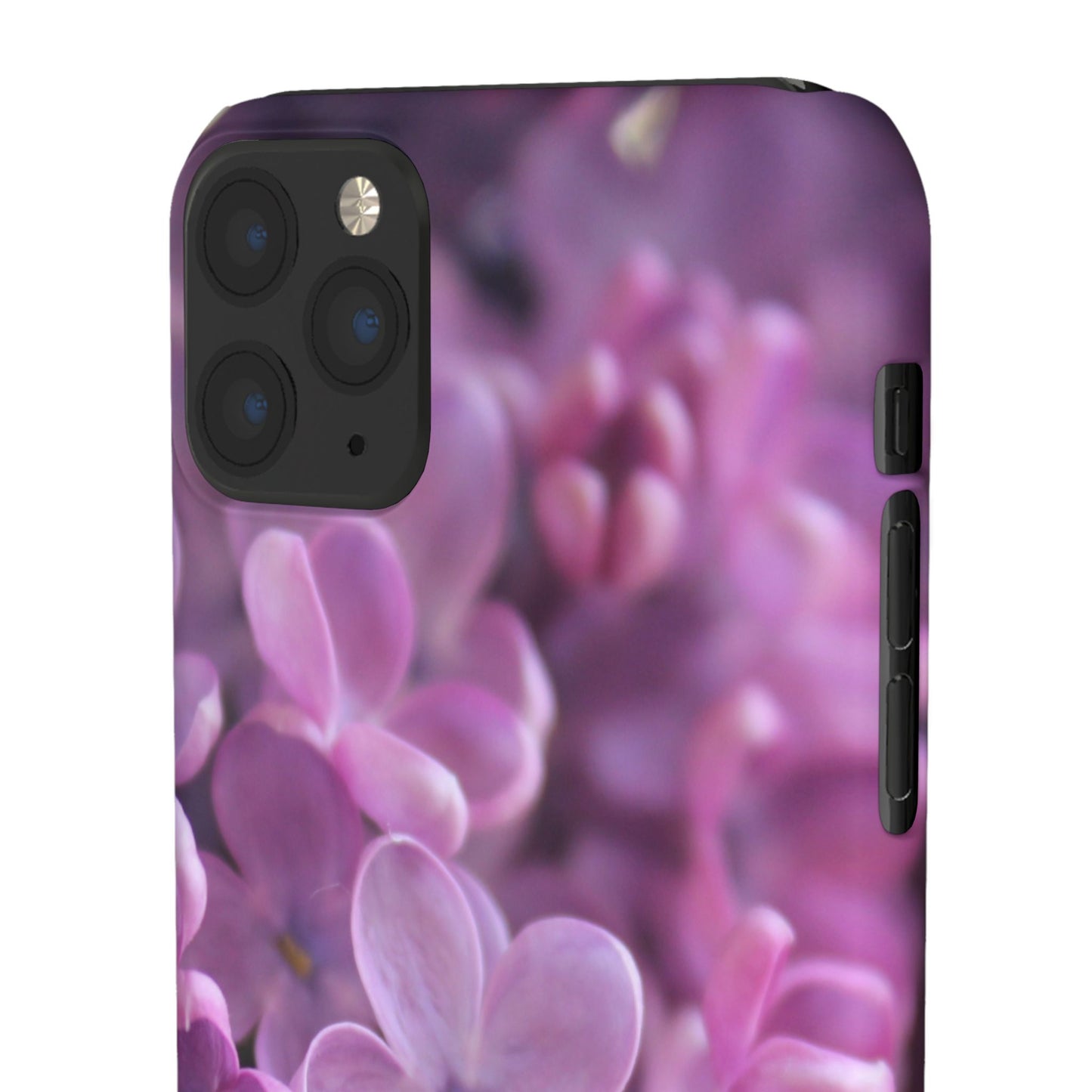 Snap Cases – Vibrant Purple Blossom Design for a Personalized Touch