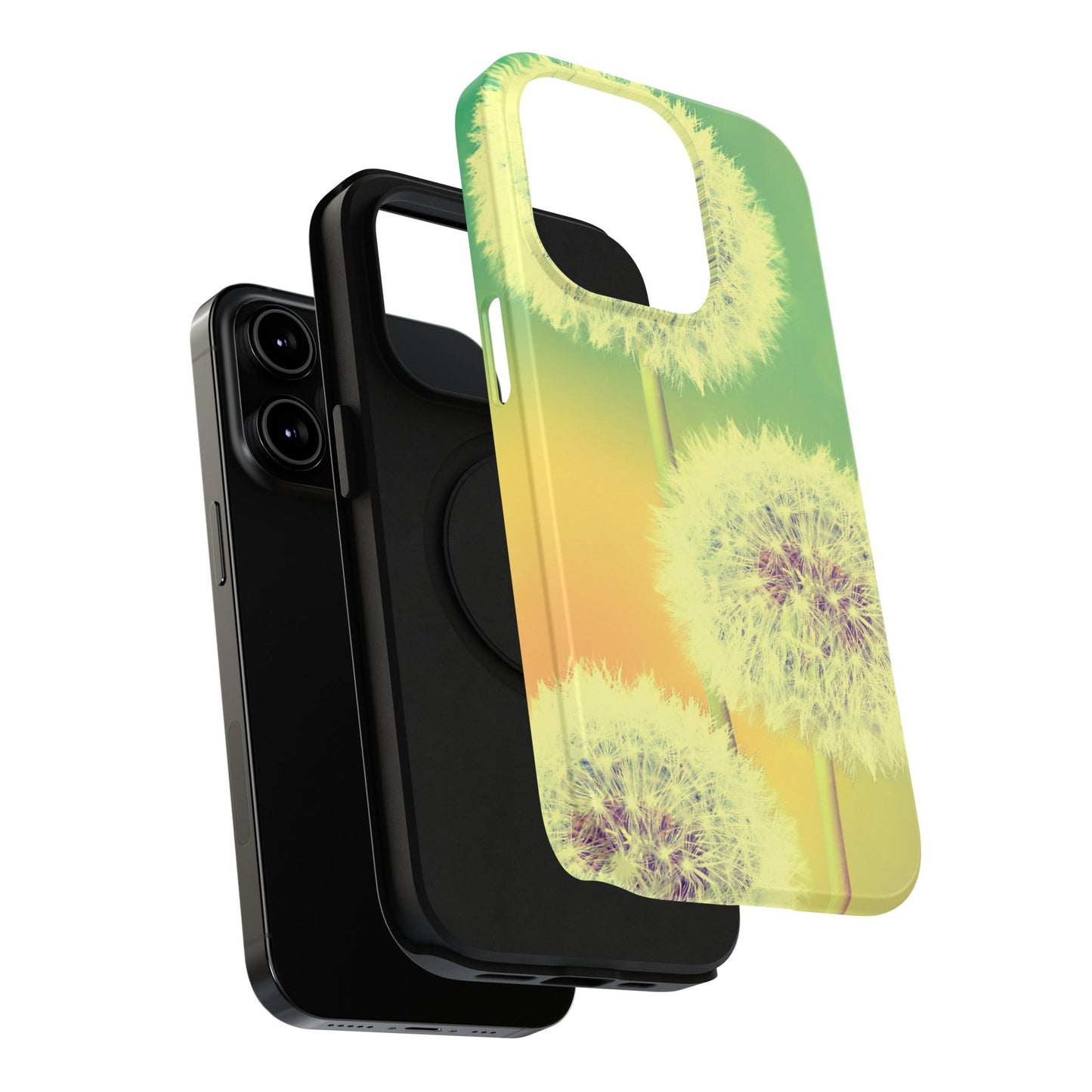 Impact-Resistant Phone Case - Whimsical Dandelion