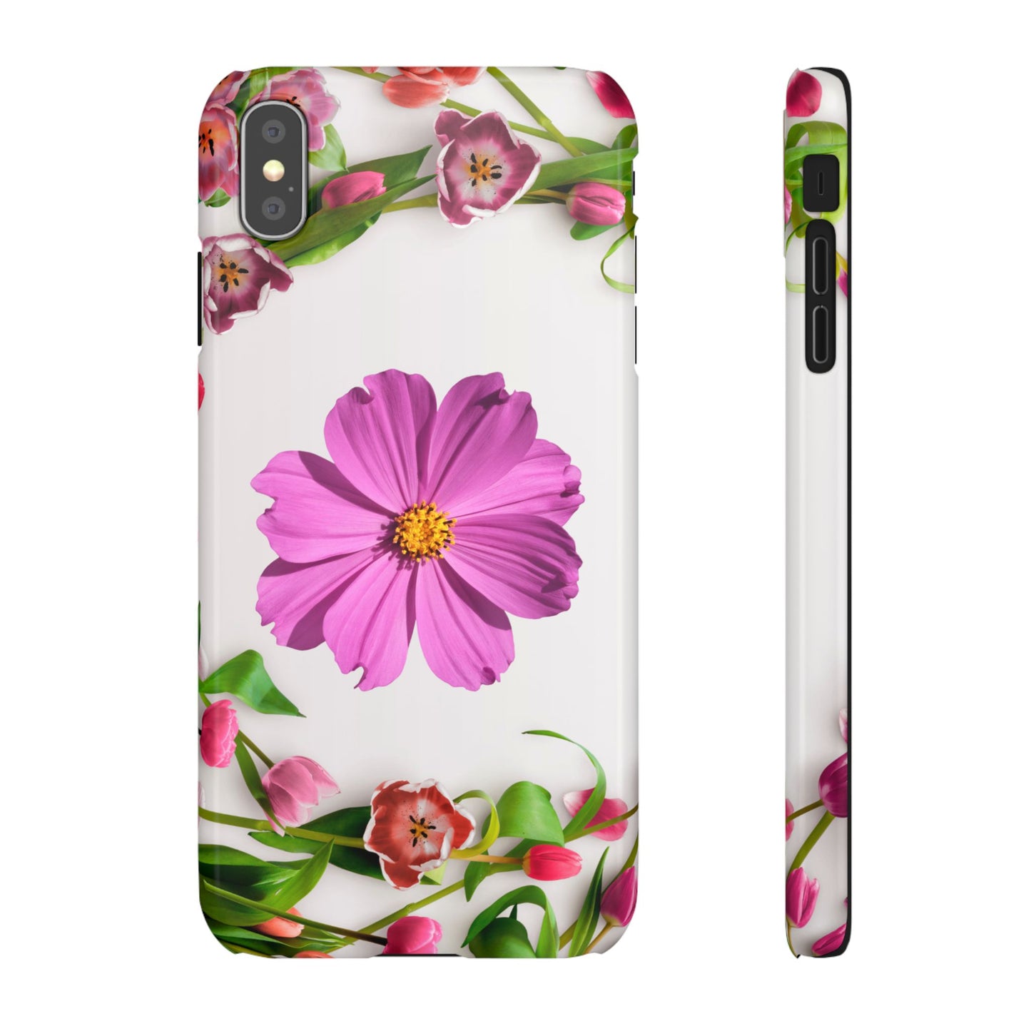 Snap Case- Elegant Flower Design