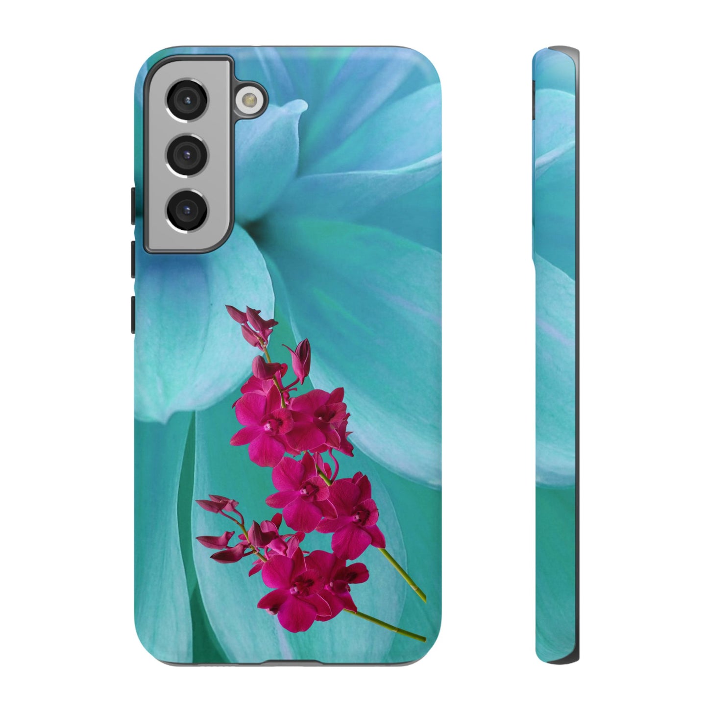 Tough Phone Case - Elegant Orchid Design