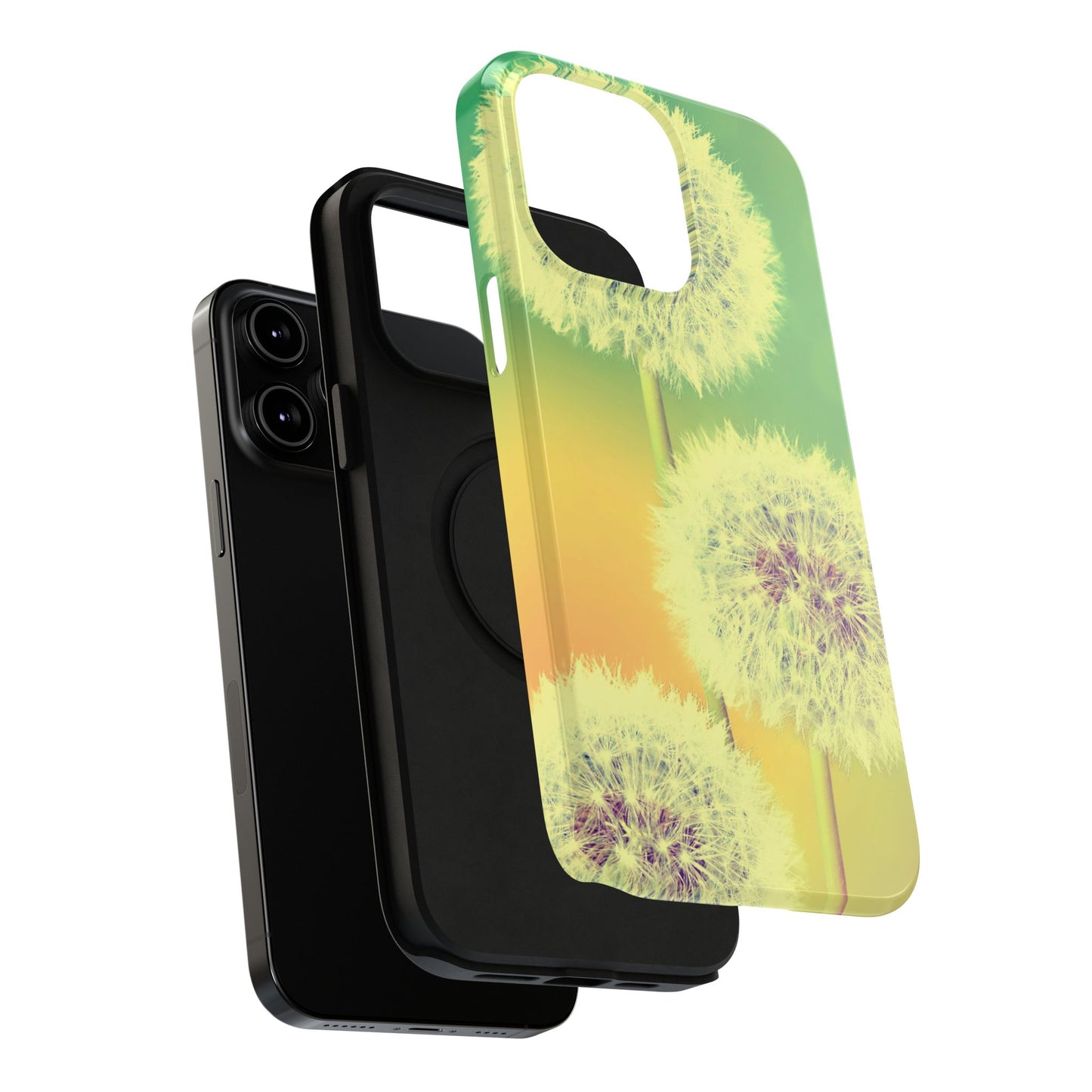 Impact-Resistant Phone Case - Whimsical Dandelion