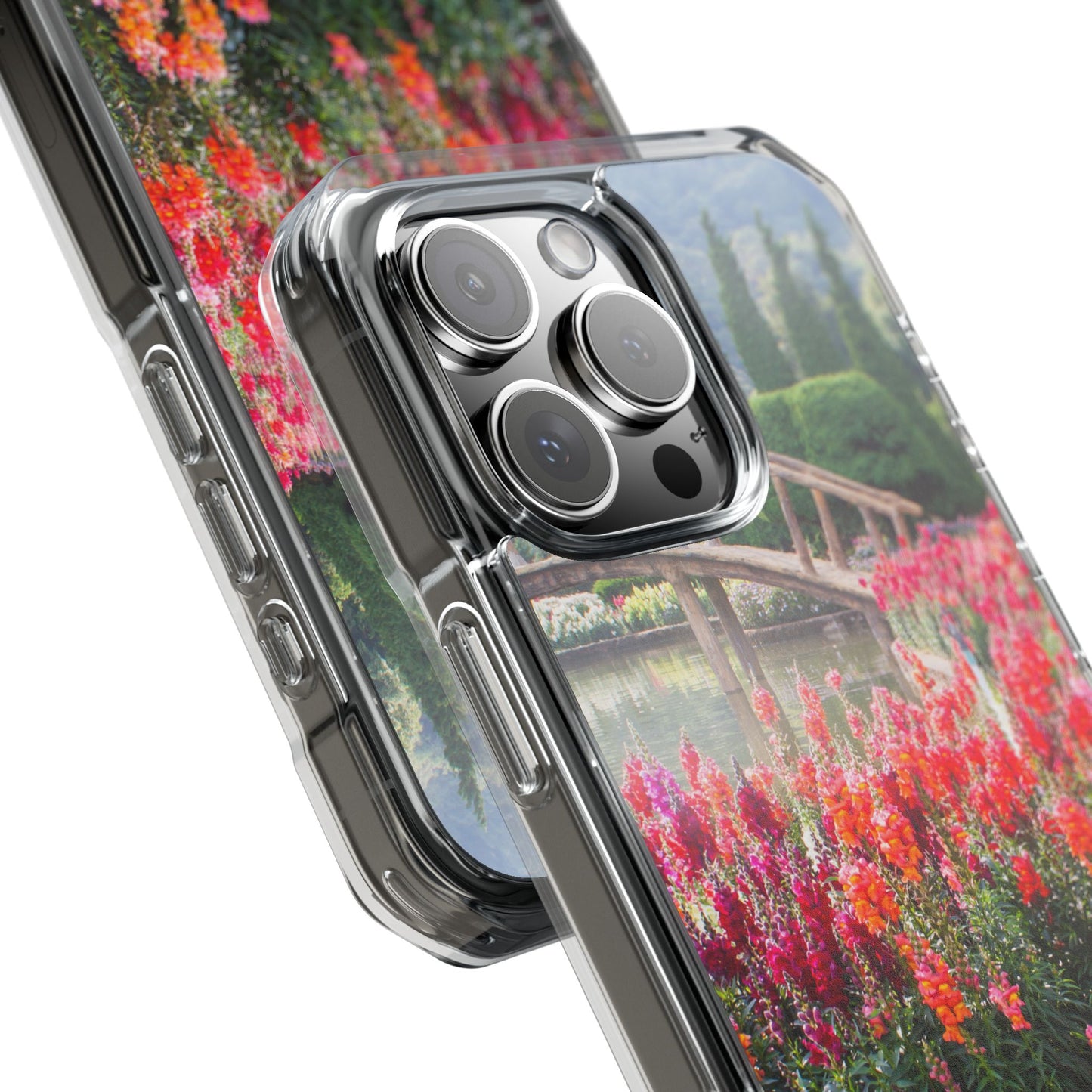 Magnetic Clear Impact Case - Nature-Inspired Phone Protection