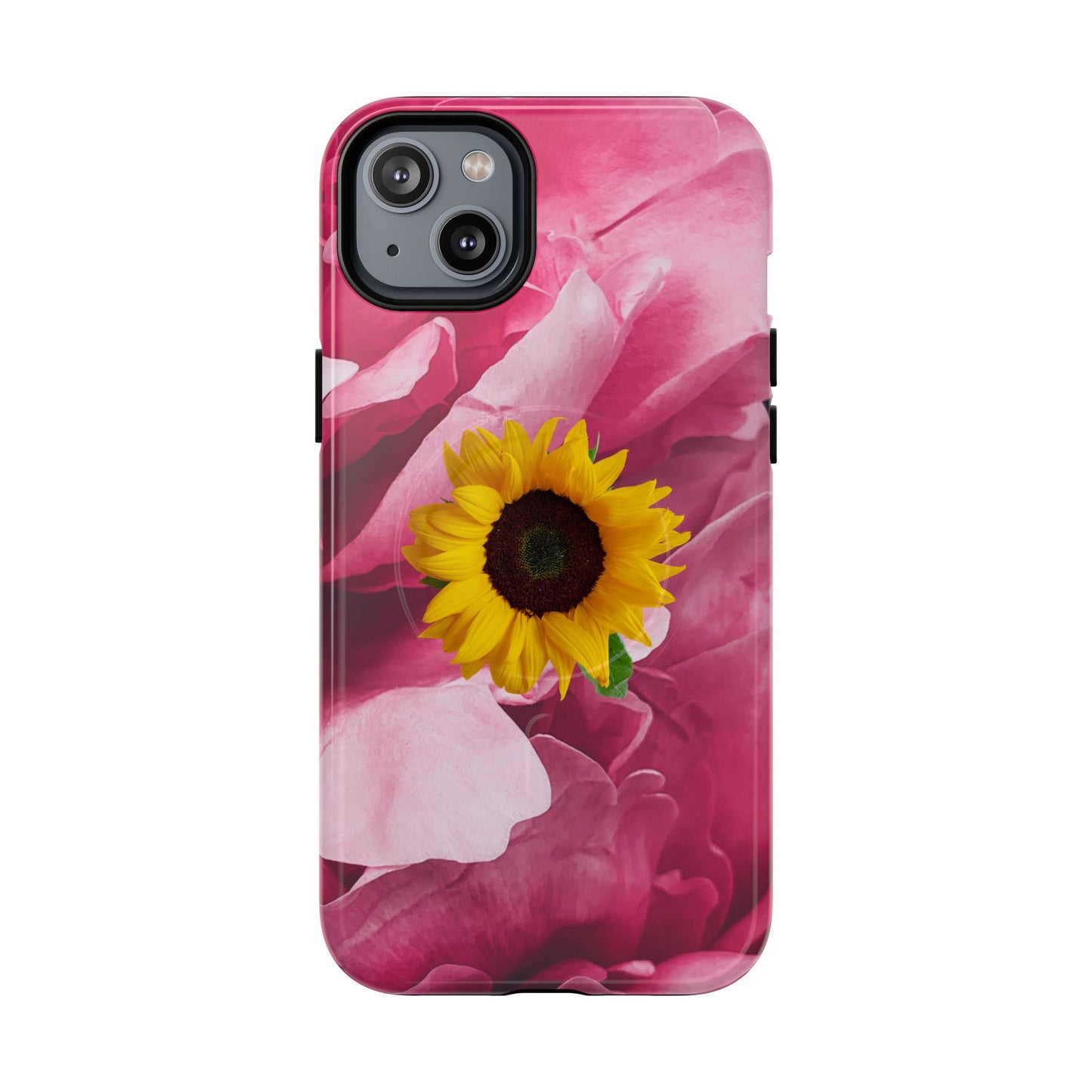 Tough Magnetic Phone Case- Sunflower Design