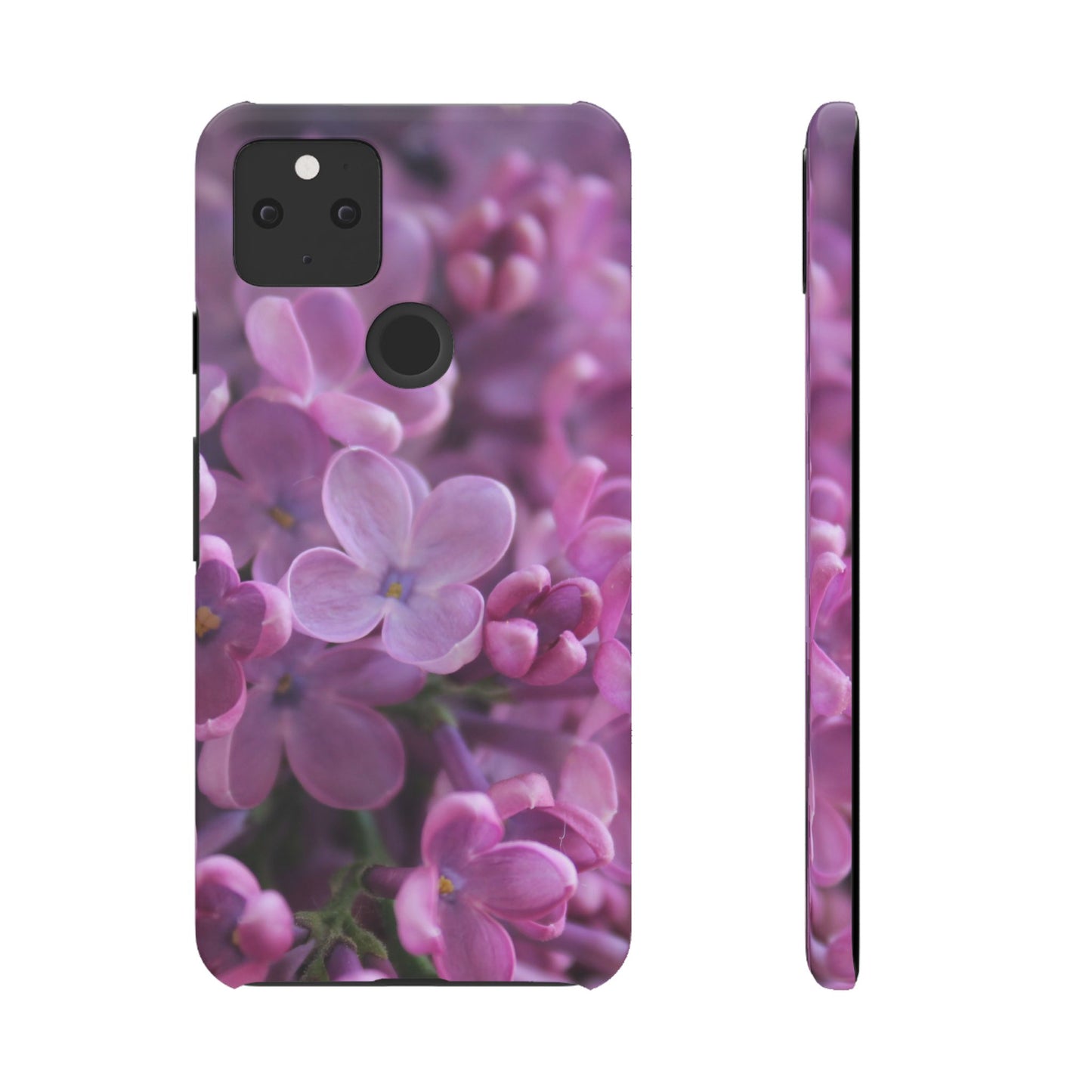 Snap Cases – Vibrant Purple Blossom Design for a Personalized Touch