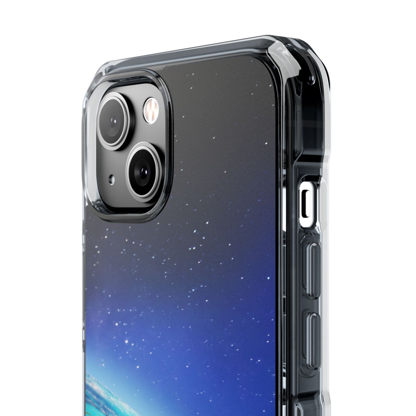 Magnetic Clear Impact Case - Galaxy Earth