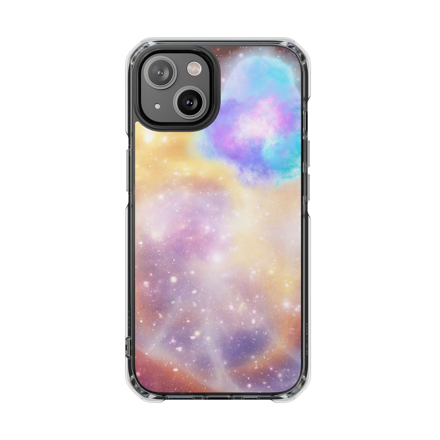 Magnetic Clear Phone Case - Cosmic Colors