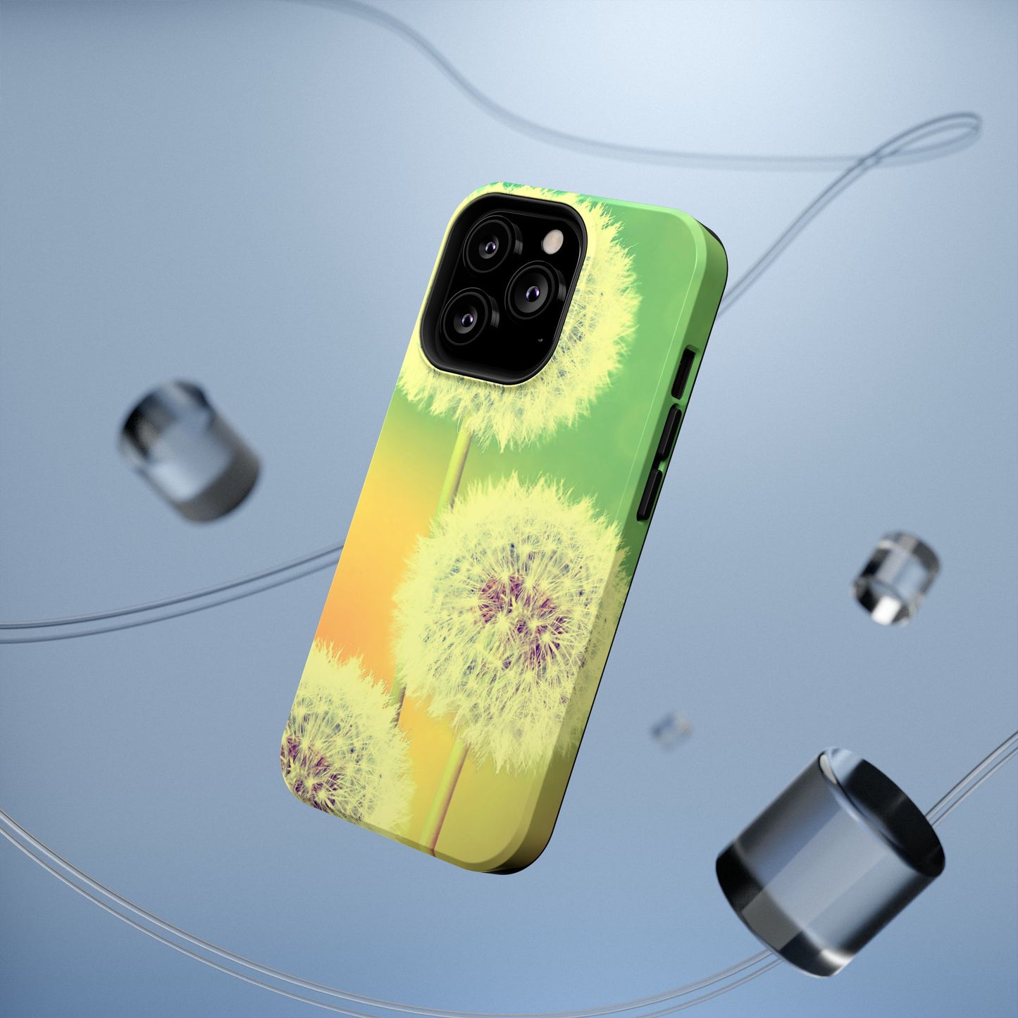 Impact-Resistant Phone Case - Whimsical Dandelion