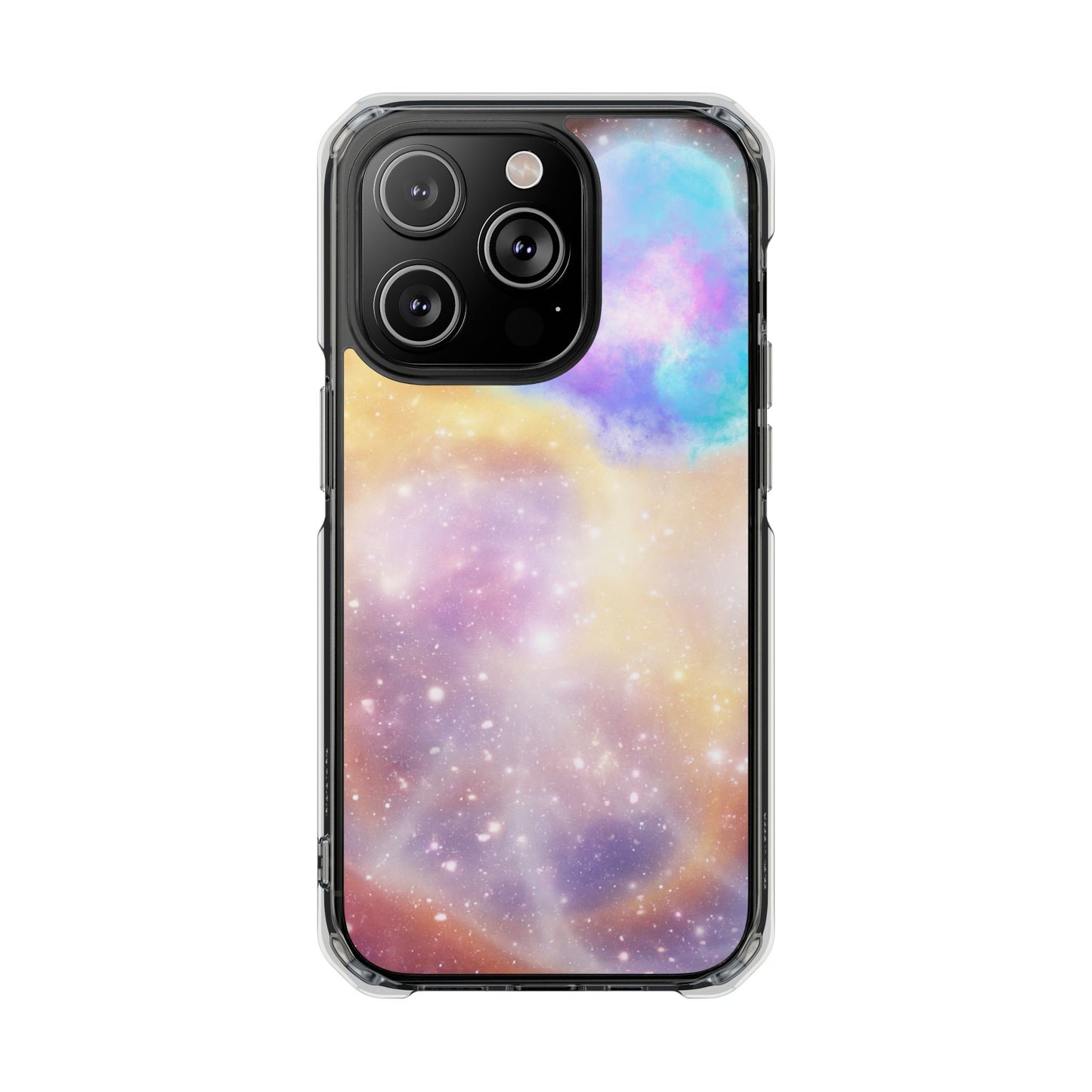 Magnetic Clear Phone Case - Cosmic Colors