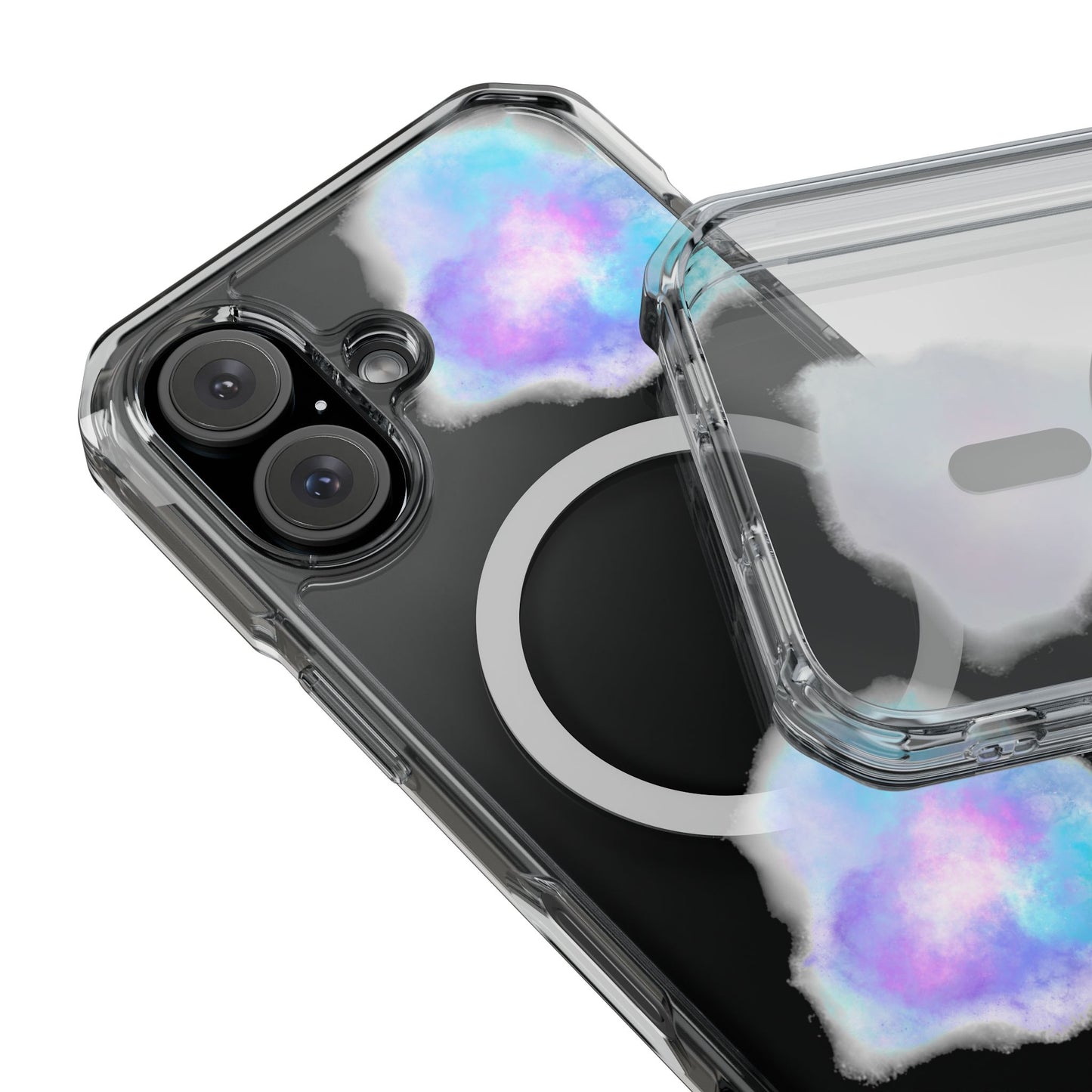 Magnetic Clear Impact Case - Star Dust