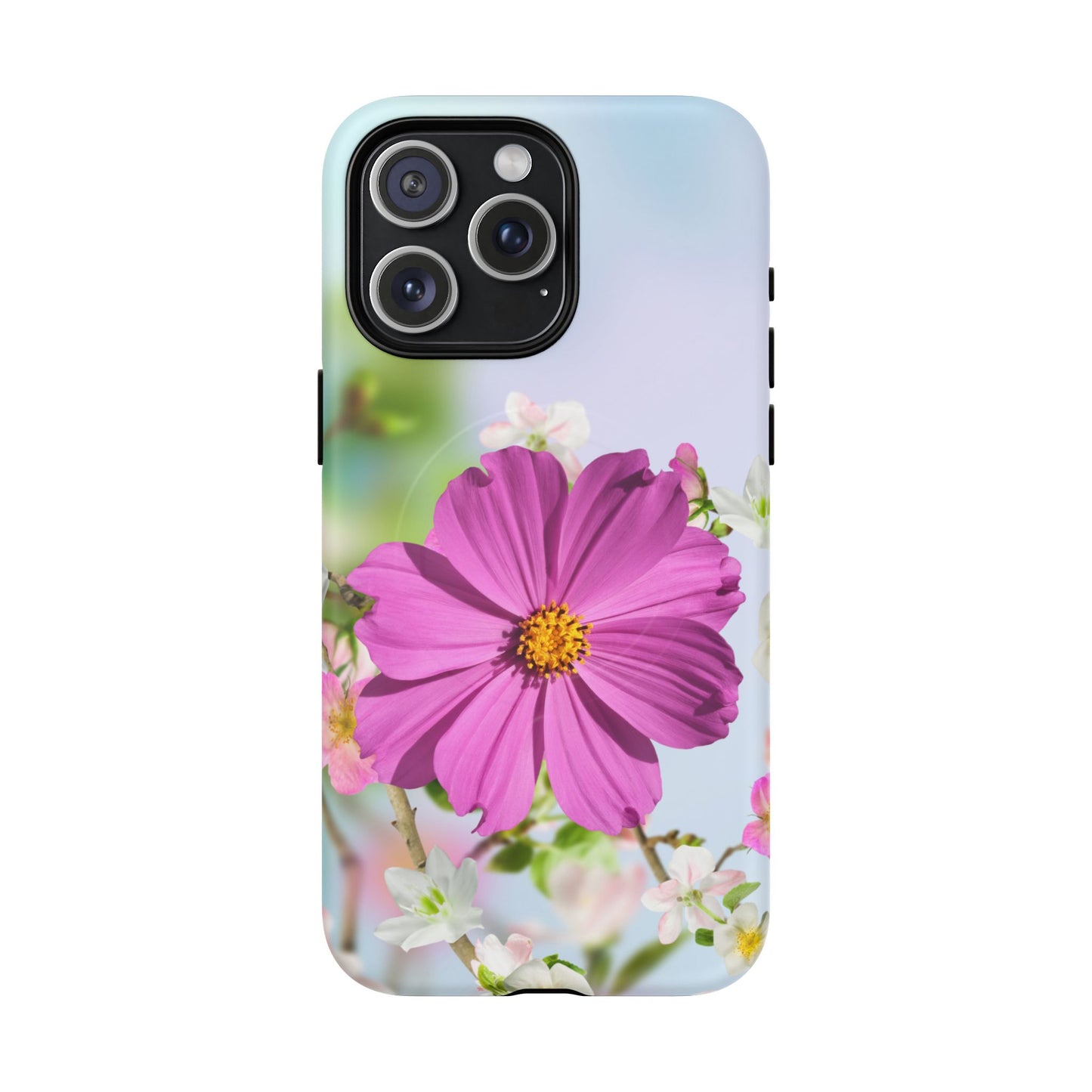 Tough Magnetic Phone Case - Vibrant Flower Design for Nature Lovers