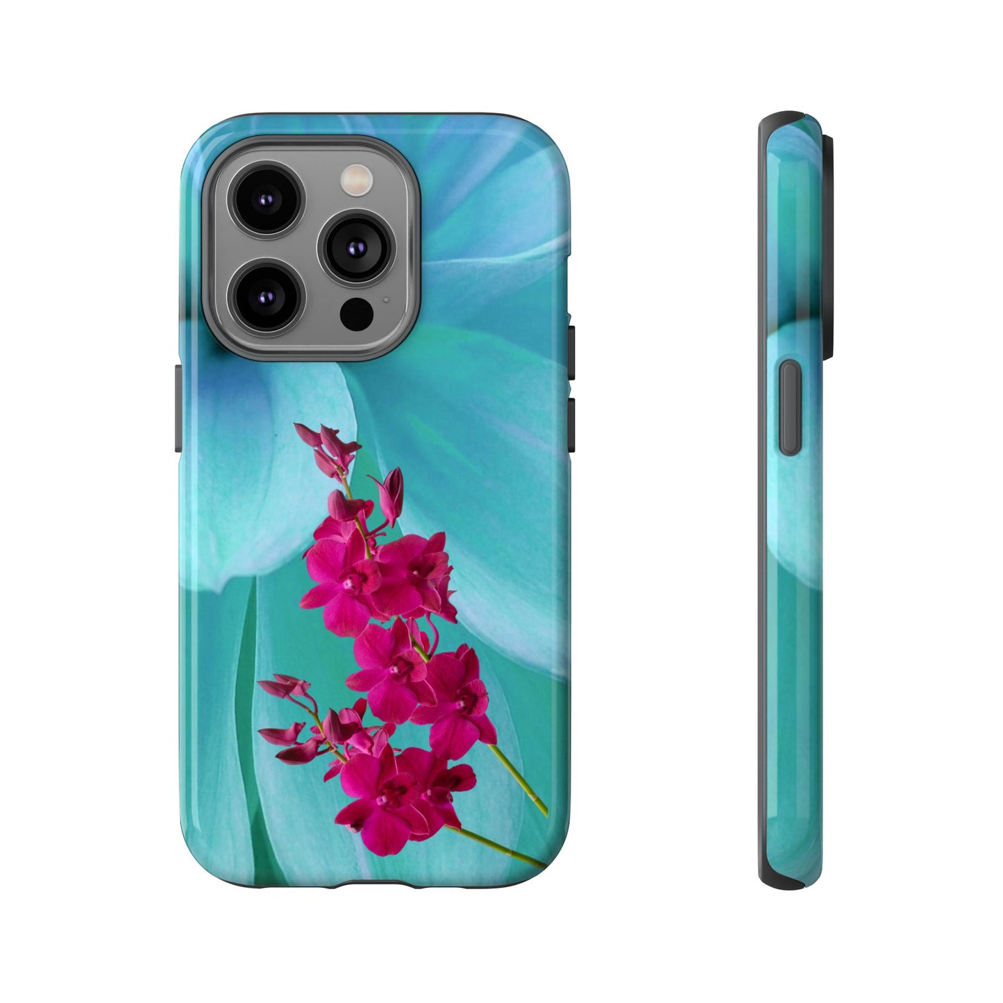 Tough Phone Case - Elegant Orchid Design