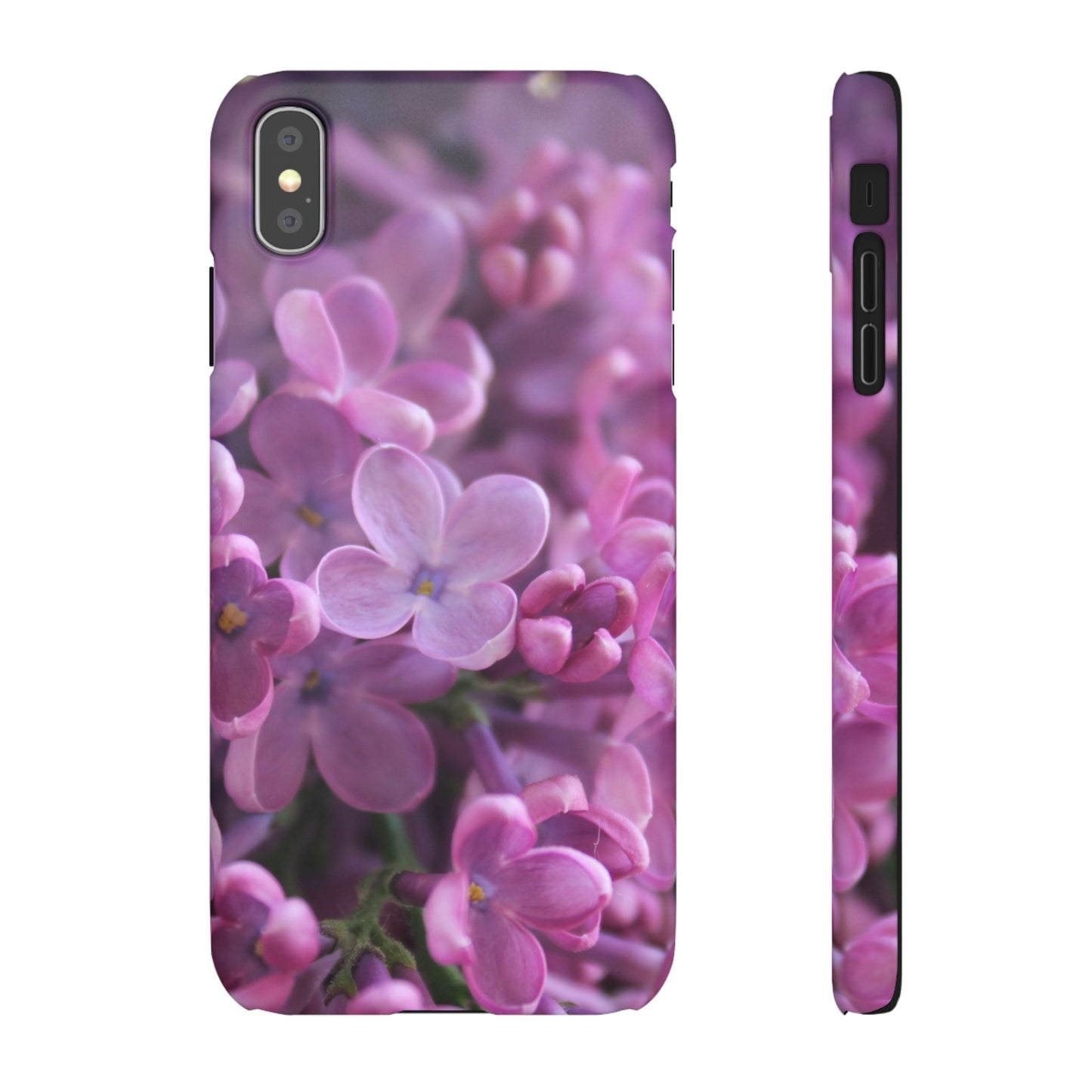 Snap Cases – Vibrant Purple Blossom Design for a Personalized Touch