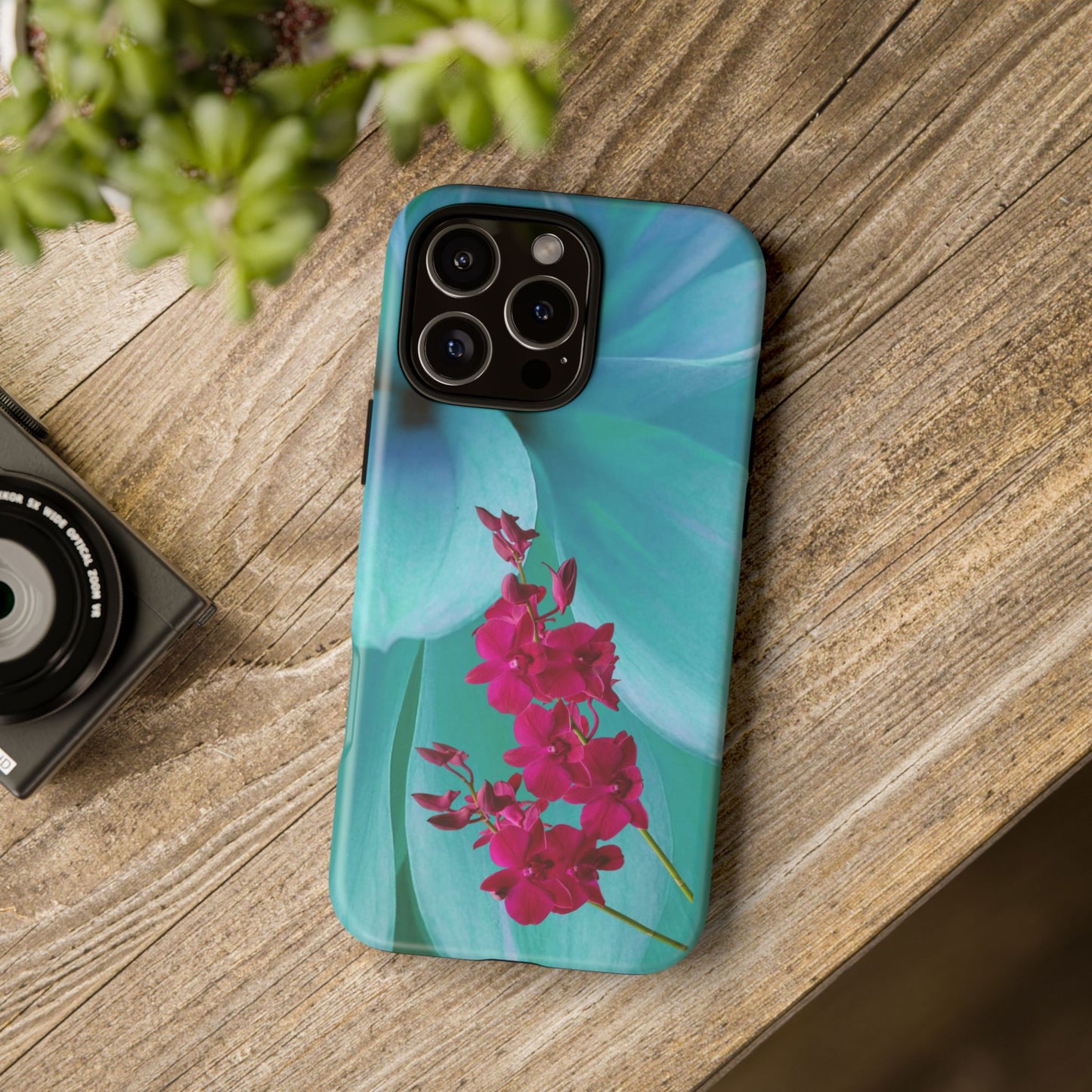 Tough Phone Case - Elegant Orchid Design