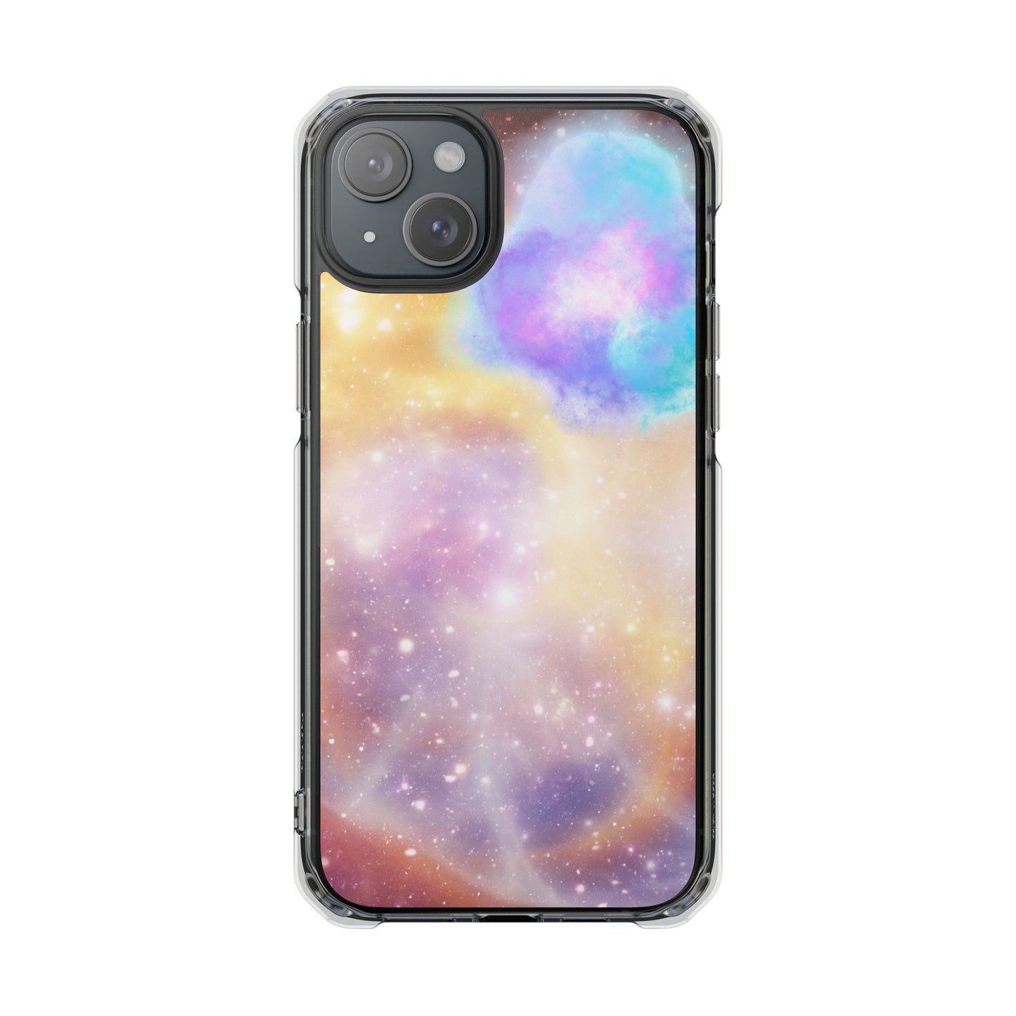 Magnetic Clear Phone Case - Cosmic Colors