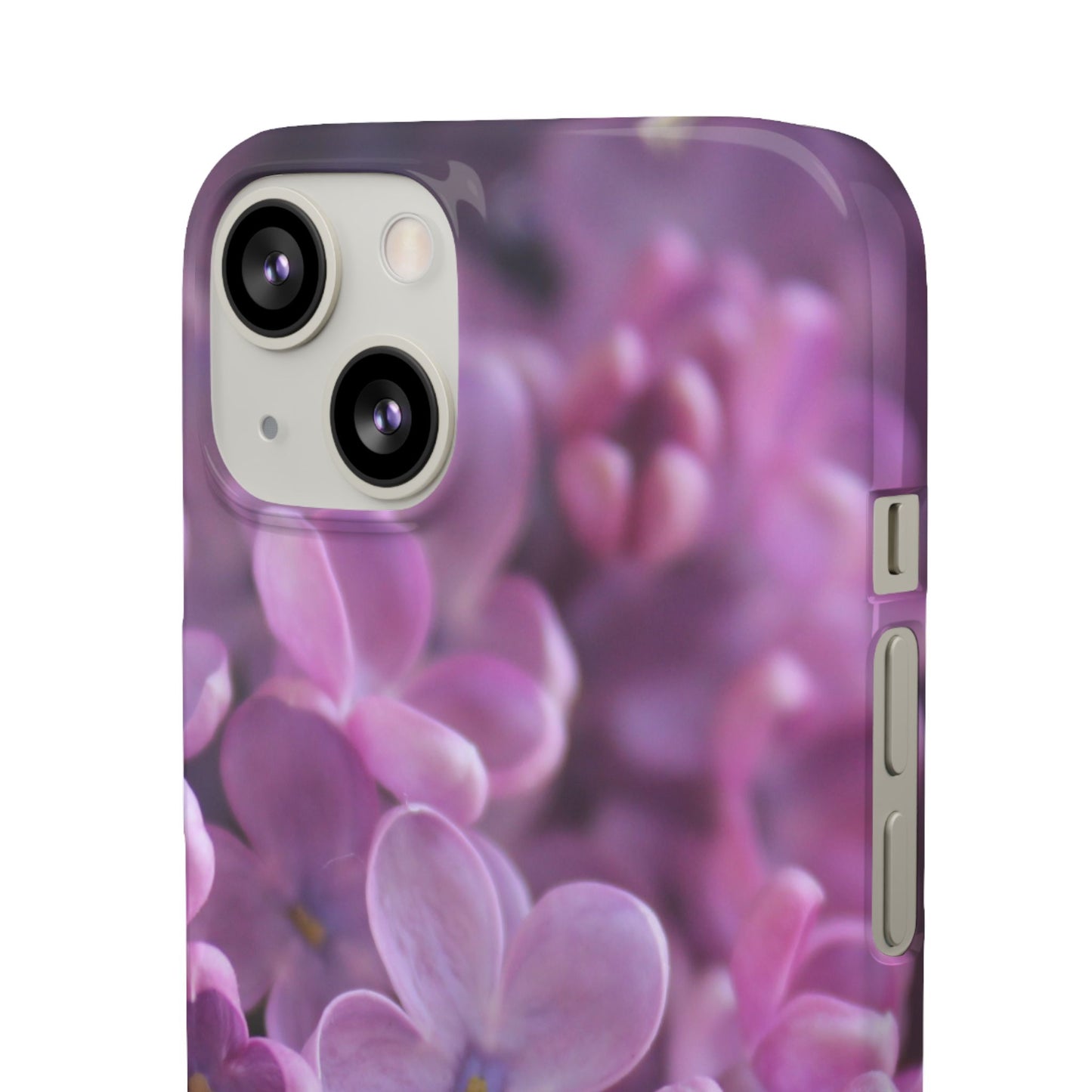 Snap Cases – Vibrant Purple Blossom Design for a Personalized Touch