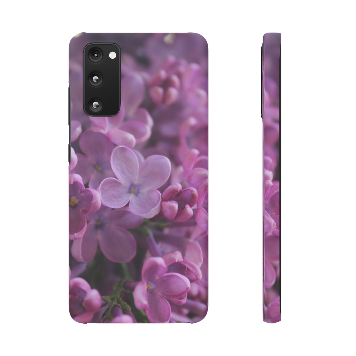 Snap Cases – Vibrant Purple Blossom Design for a Personalized Touch