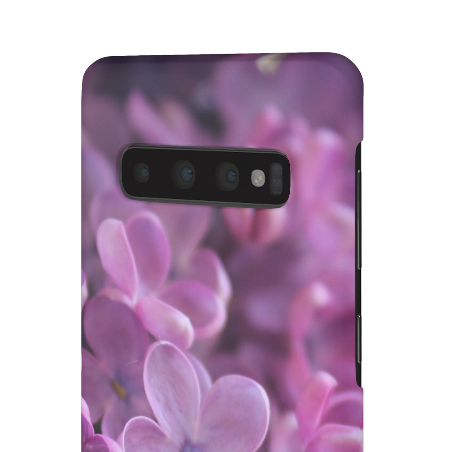 Snap Cases – Vibrant Purple Blossom Design for a Personalized Touch