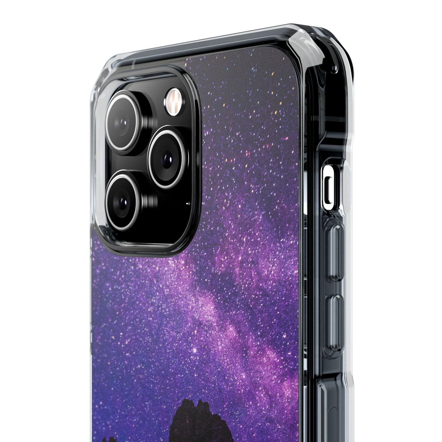 Magnetic Clear Impact Case- Stunning Starry Design