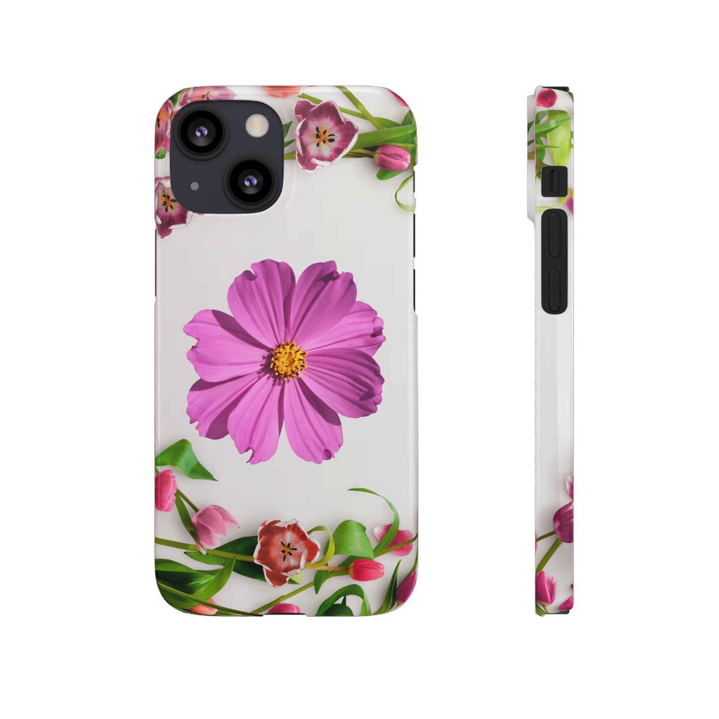 Snap Case- Elegant Flower Design