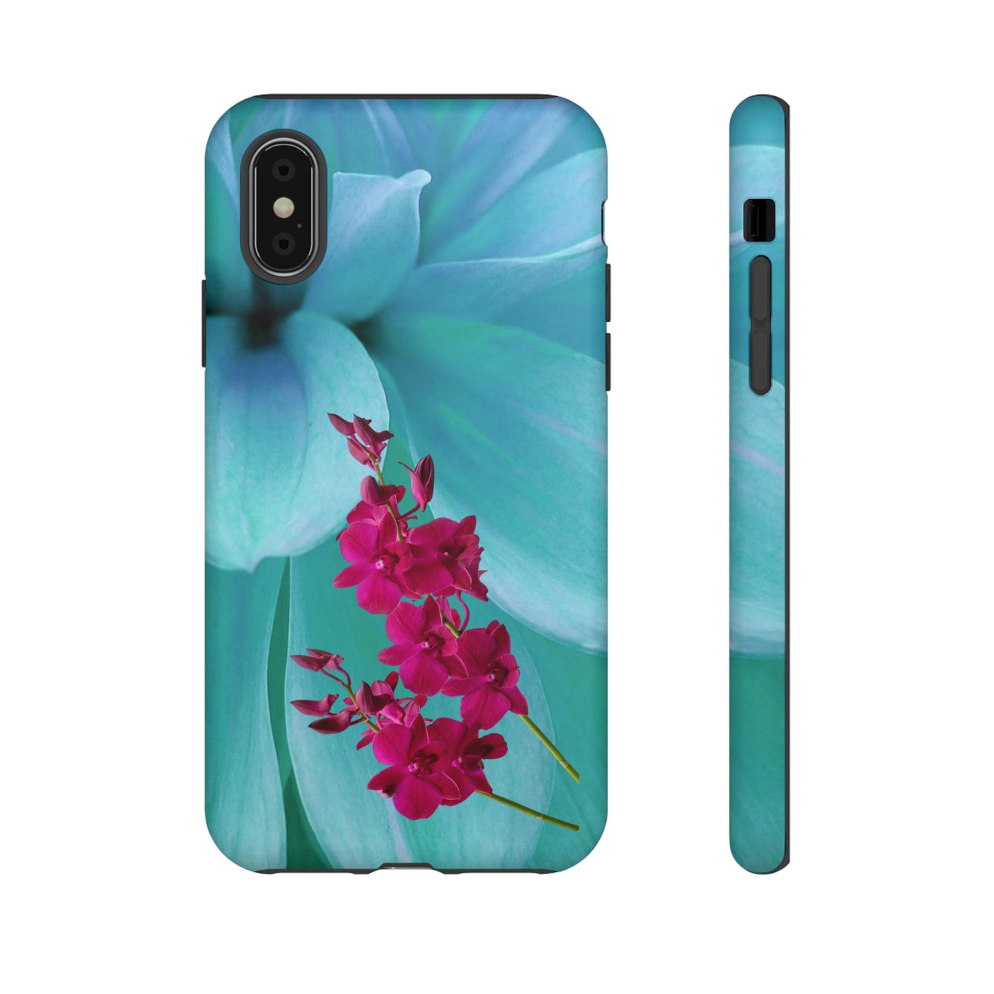 Tough Phone Case - Elegant Orchid Design