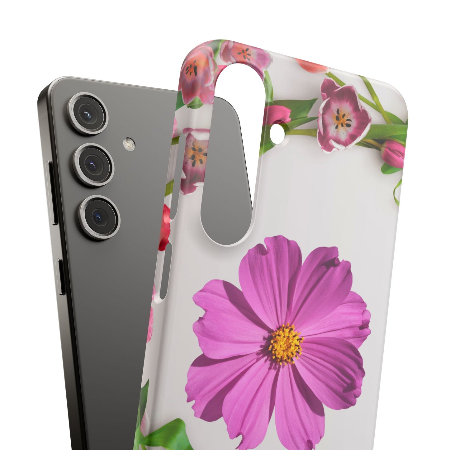 Snap Case- Elegant Flower Design