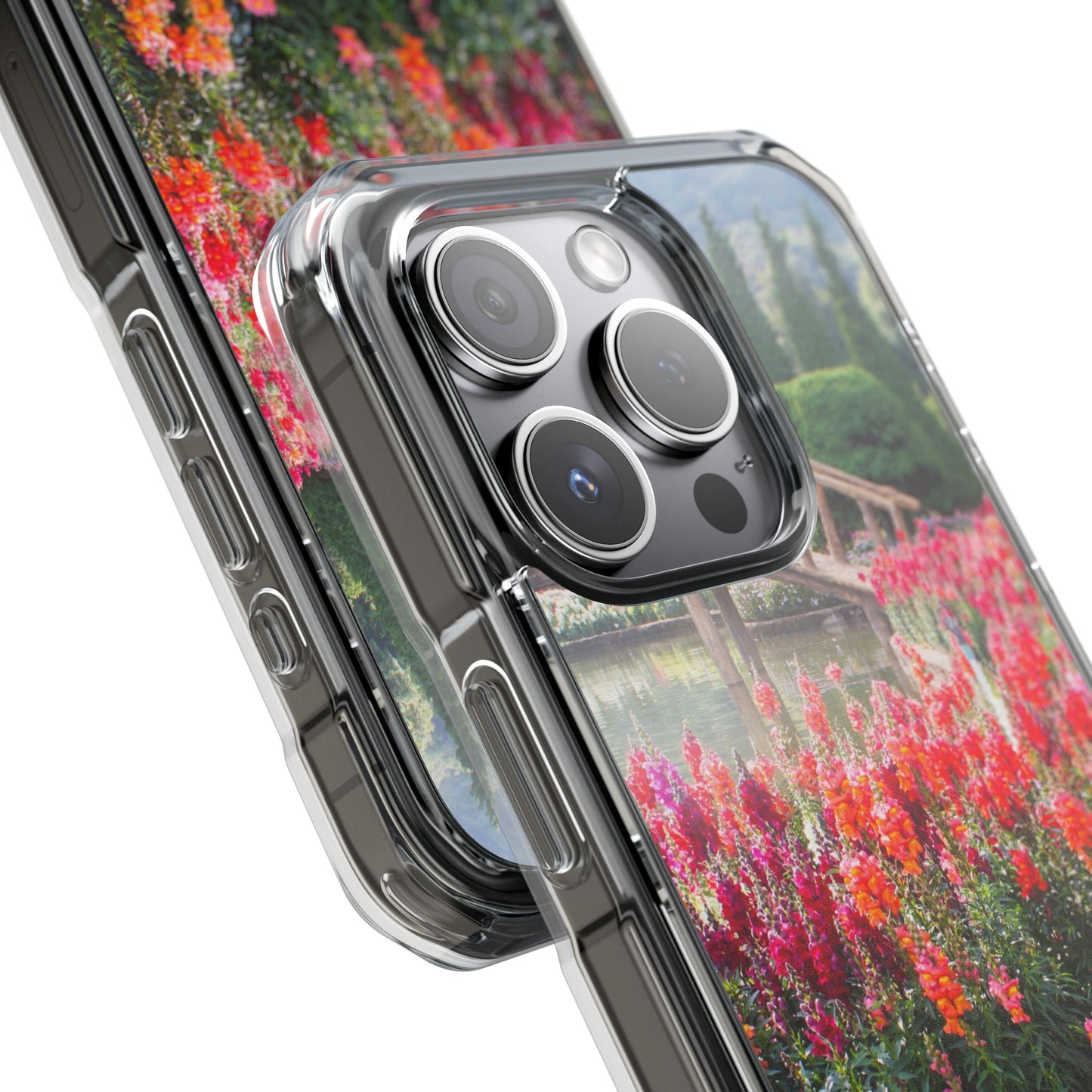 Magnetic Clear Impact Case - Nature-Inspired Phone Protection