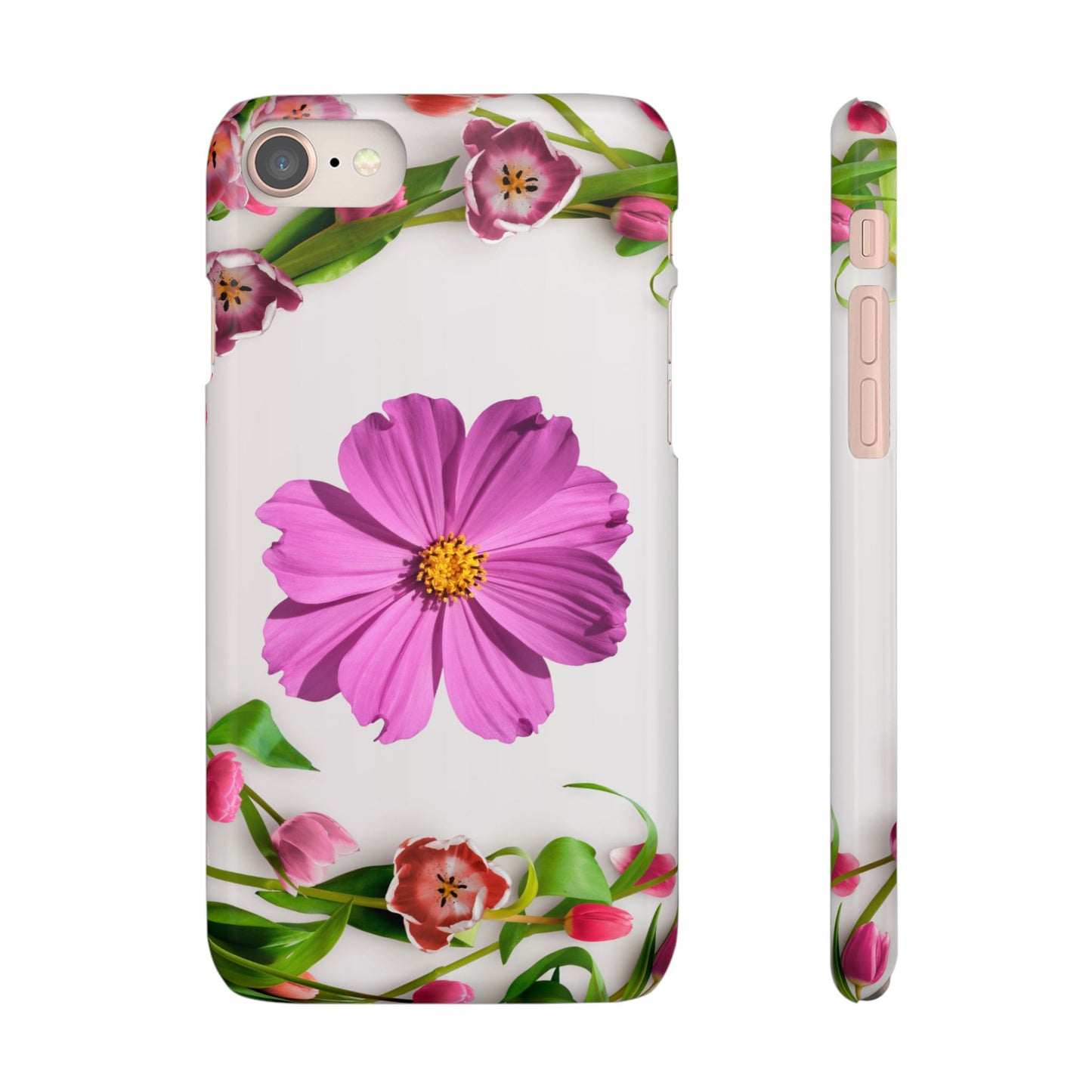 Snap Case- Elegant Flower Design