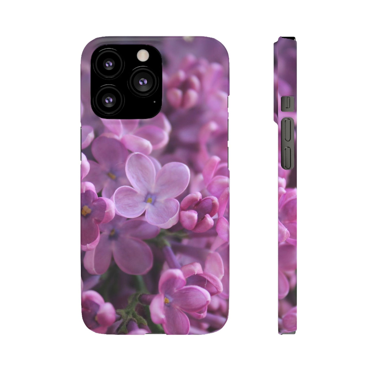 Snap Cases – Vibrant Purple Blossom Design for a Personalized Touch